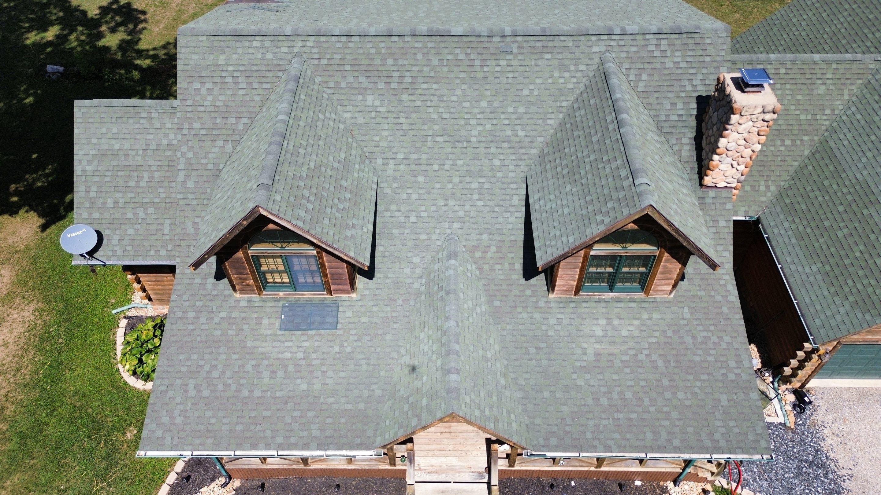 Residential Roofing Installation using Timberline HDZ Shingles - Williamsburg Slate by RoofX 