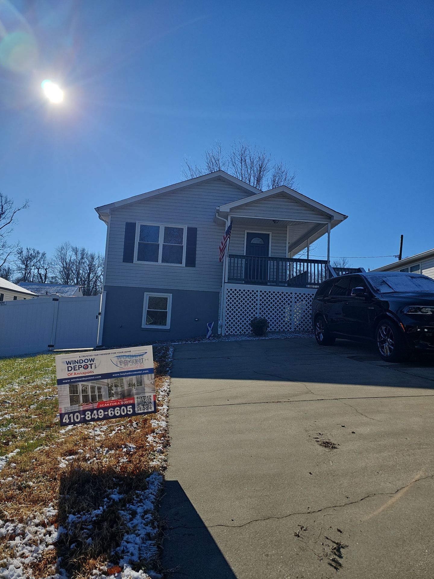 Vinyl window replacement by Window Depot of Annapolis