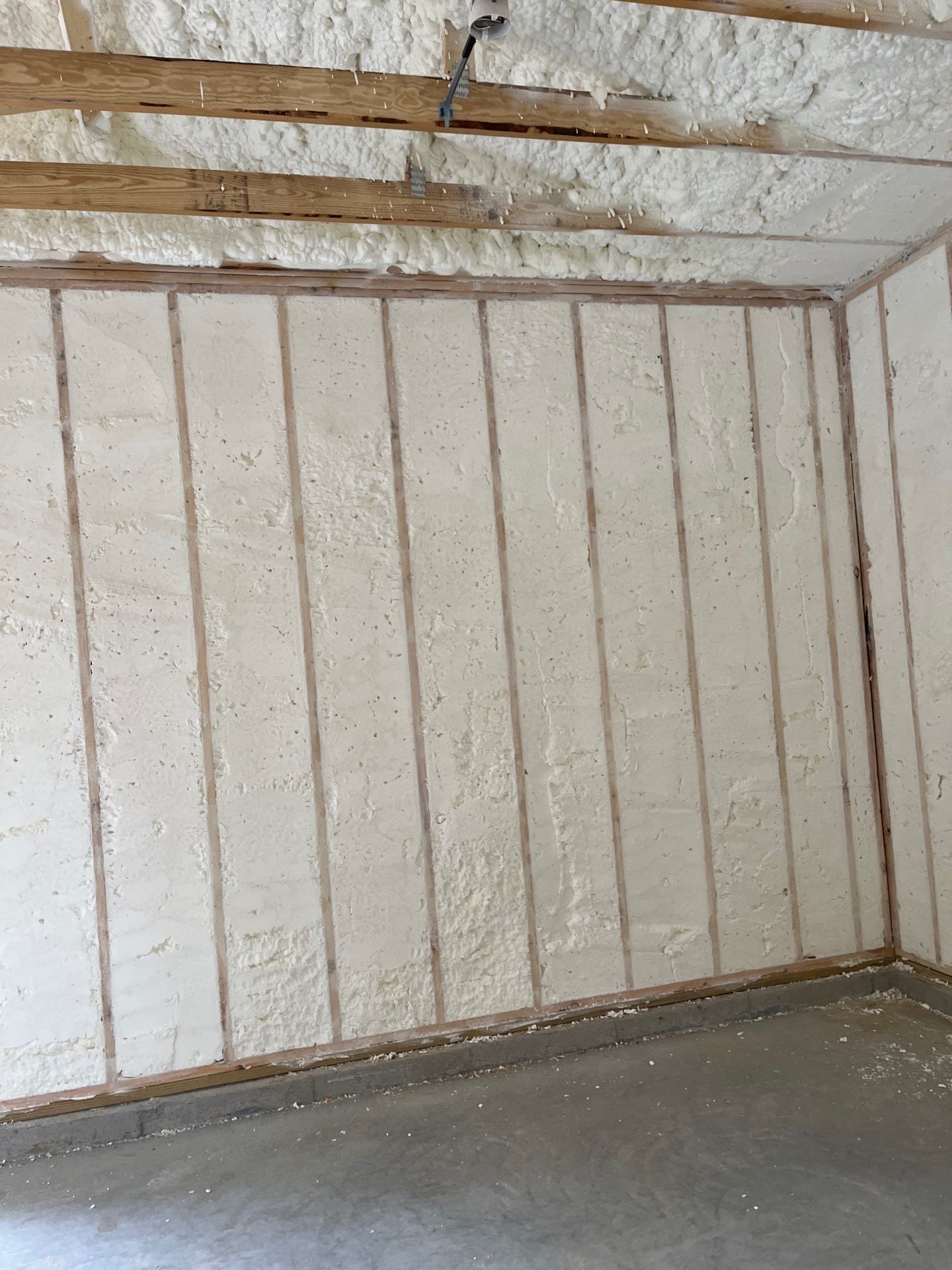 New Construction using open cell spray foam by NYS Foam & Energy