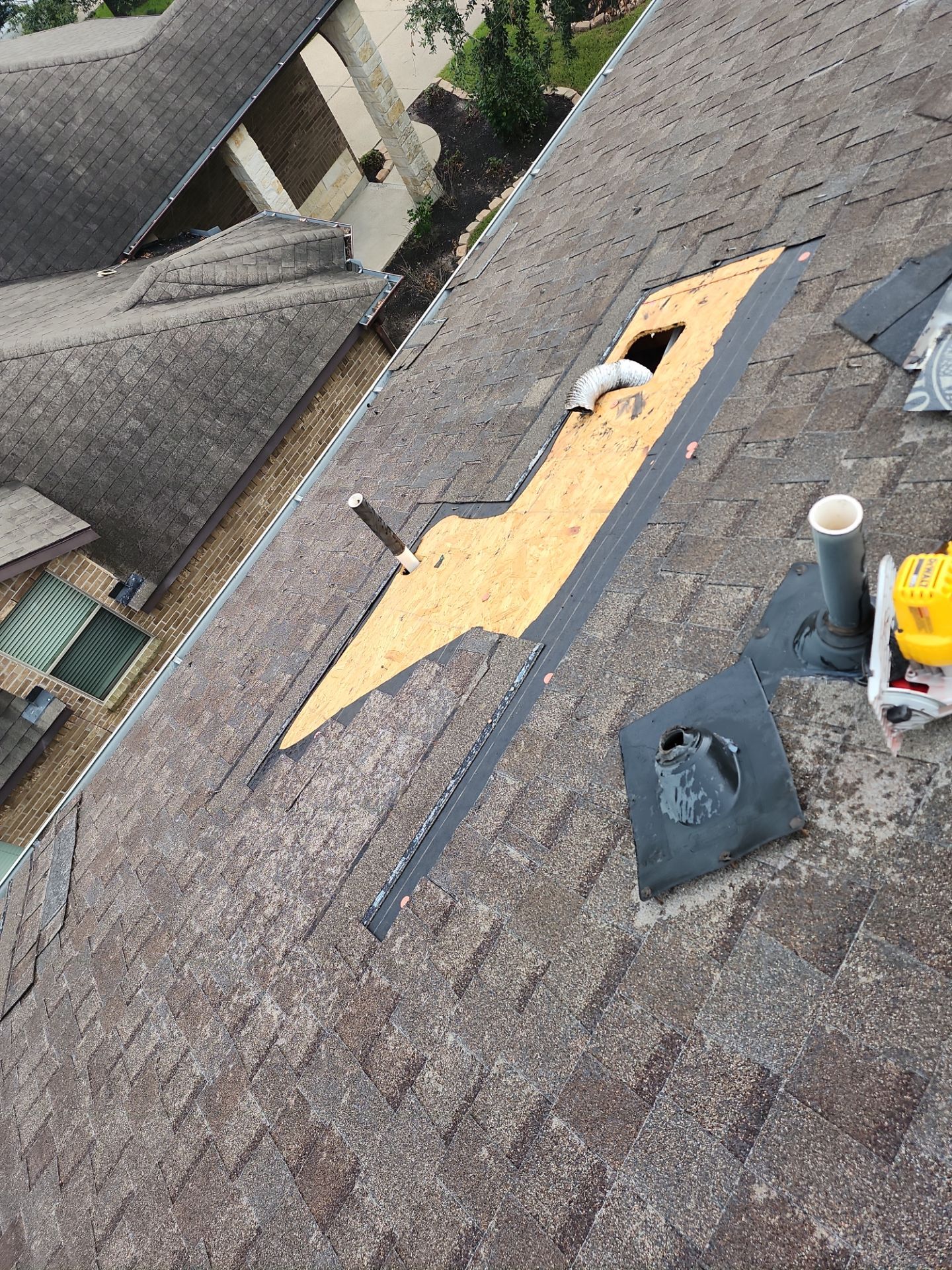 Residential Roofing Repair using Owen's Corning Duration (Lifetime) Shingles by Roof Repair Services LLC