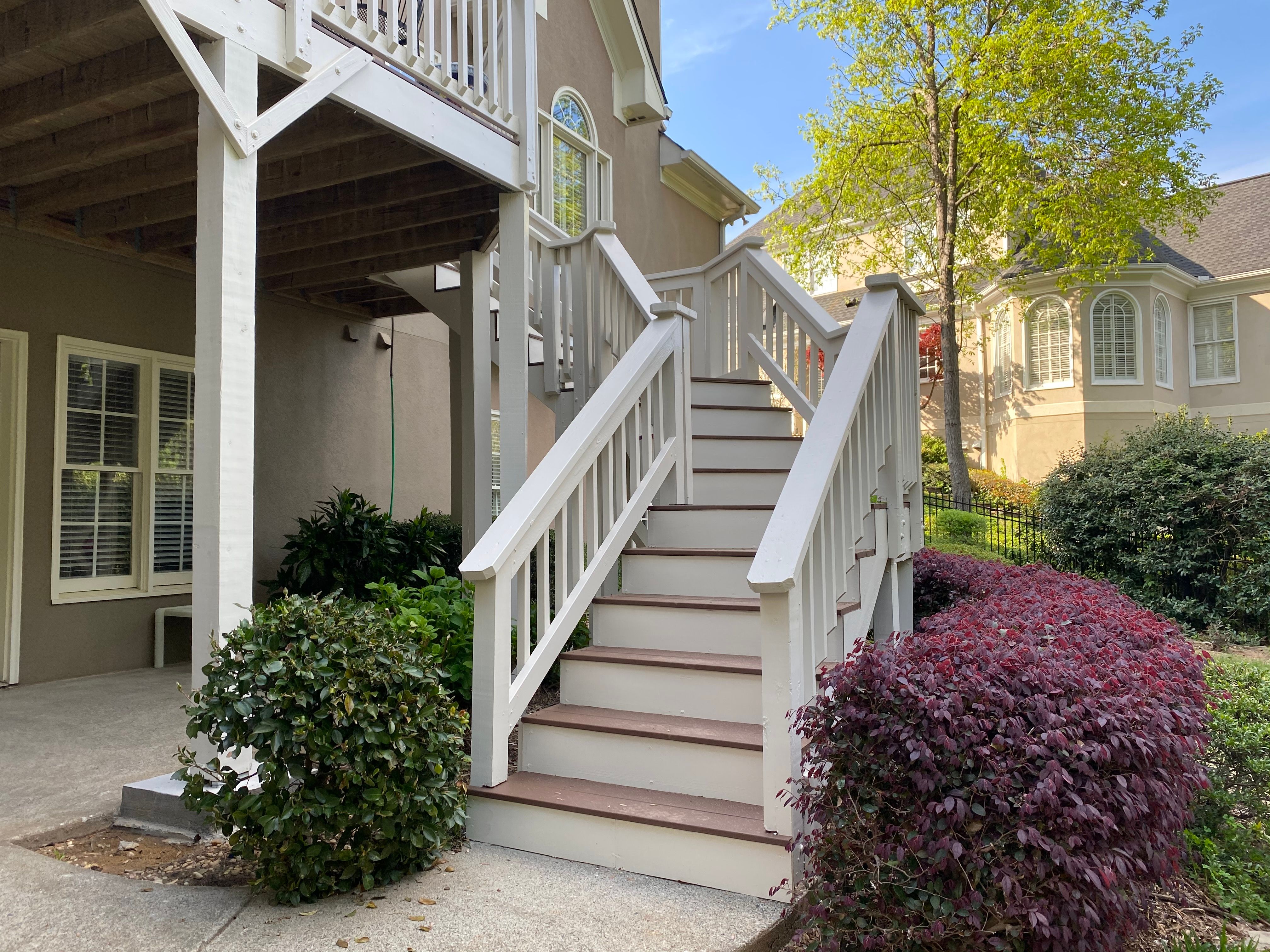 Pressure-Treated Wood Deck Renovation and Railing Refresh in Duluth by Swift Home Renovations 
