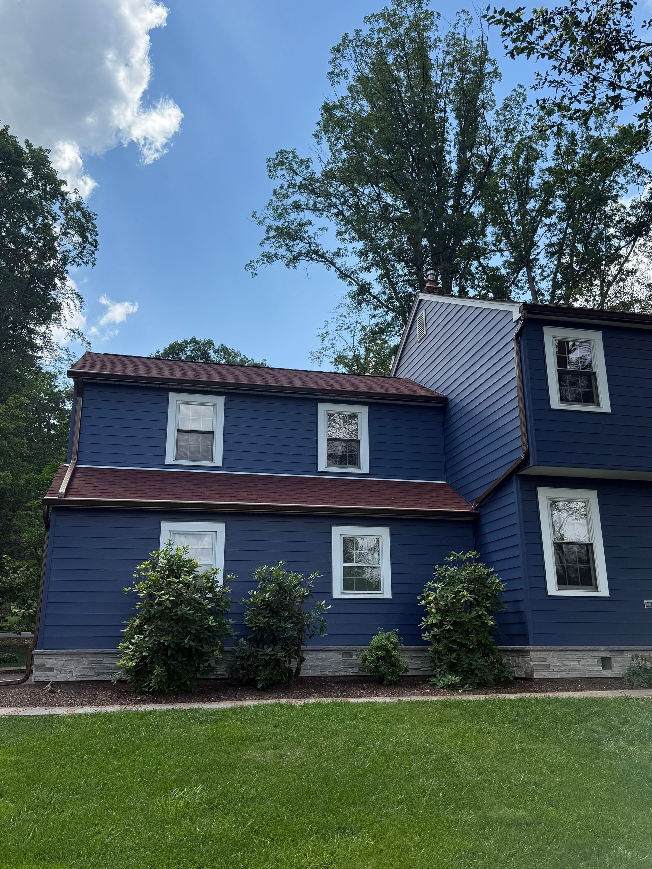 CertainTeed CERTAplank S7 Vinyl Siding — Midnight Blue by Maven Roofing & Exteriors LLC