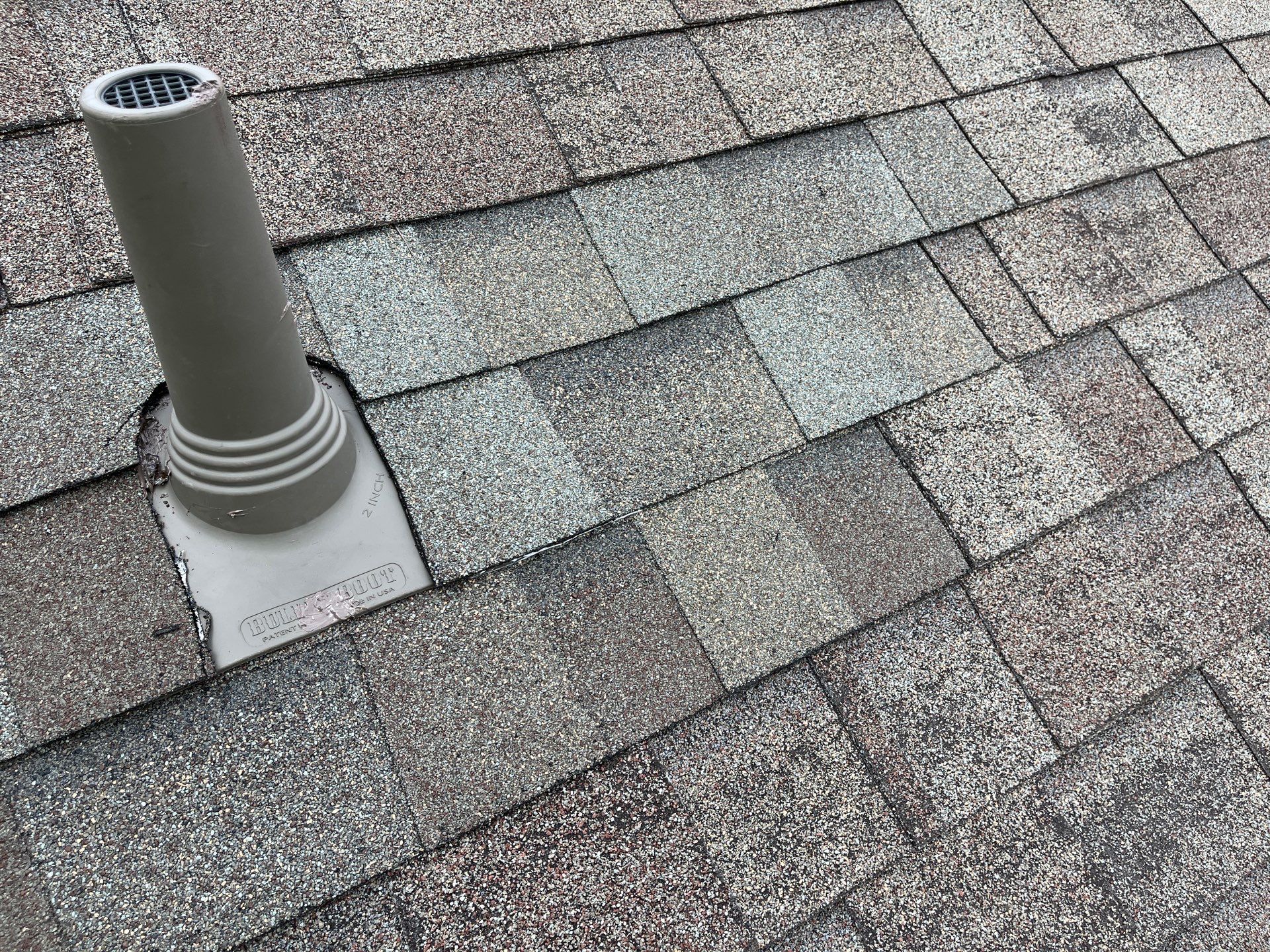 Hail Damage using Owen's Corning Duration (Lifetime) Shingles by Roof Repair Company