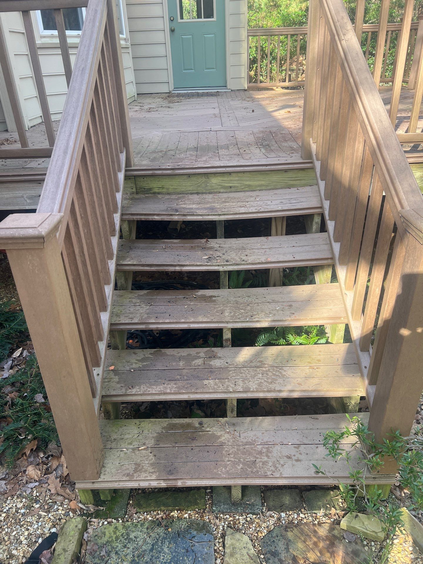 Deck Installation using Pressure Treated Pine in Peachtree Corners, GA by Nelson Exteriors 