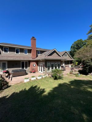 New Roof Repaired Siding and New Paint