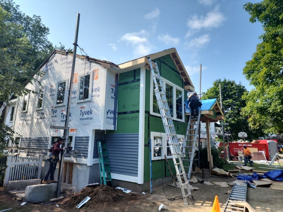 Complete exterior in Needham, MA by UBrothers Construction