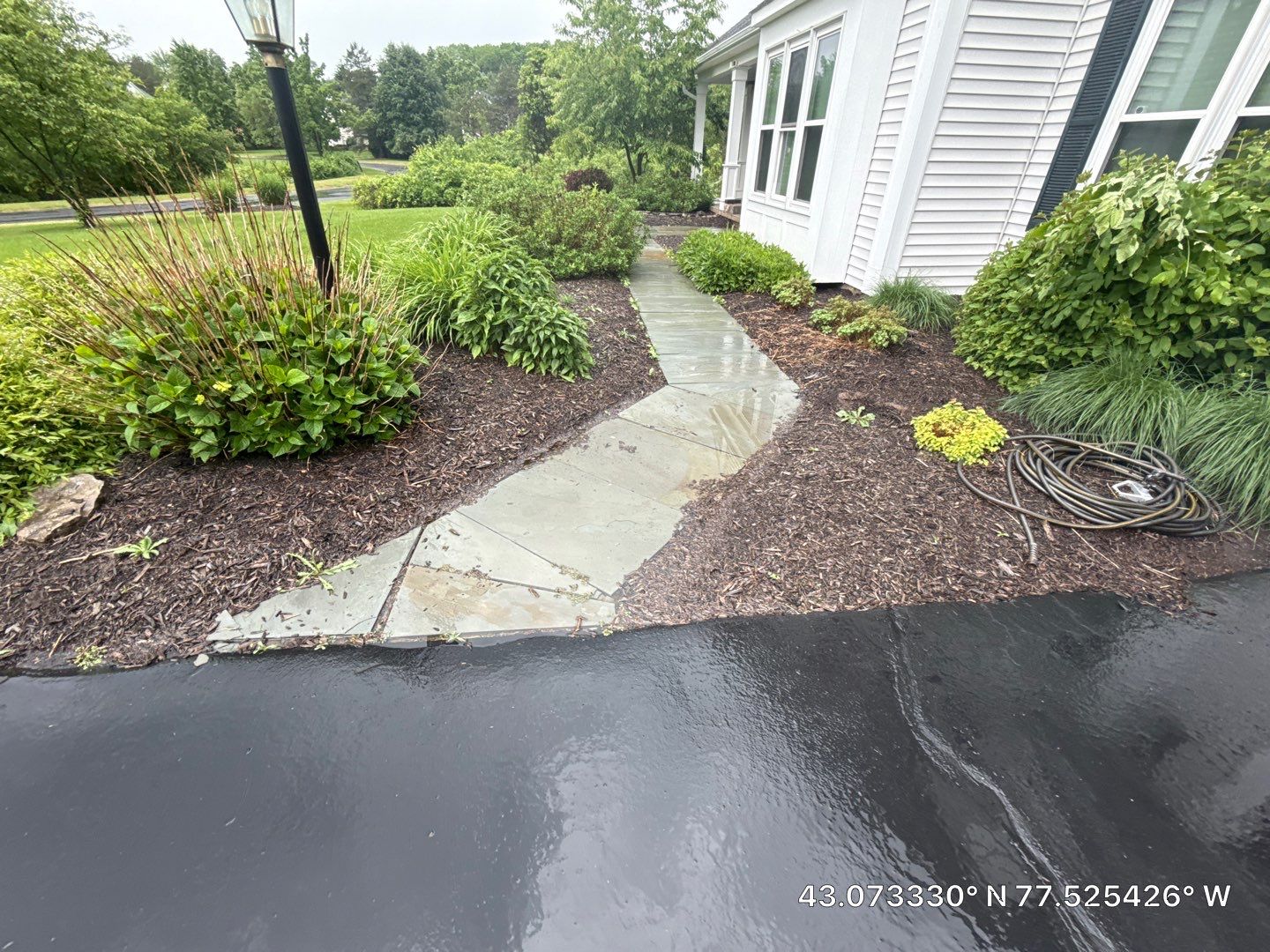 Oxford Slate Walkway by NG Masonry & Construction LLC