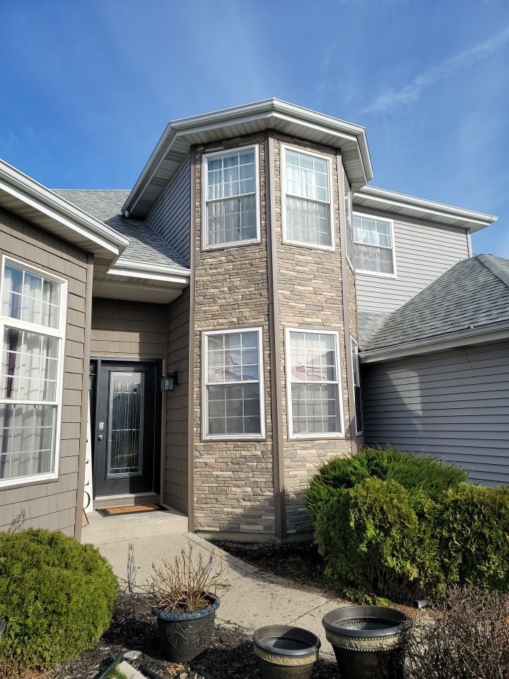 Stone siding by Kraz Construction