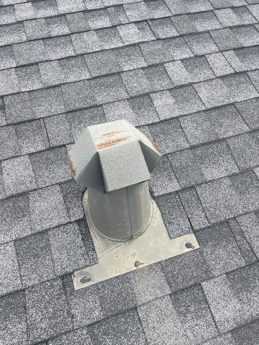 Residential Roofing Repair using Galvanized Chimney Cap & Chase by Lighthouse Roofing