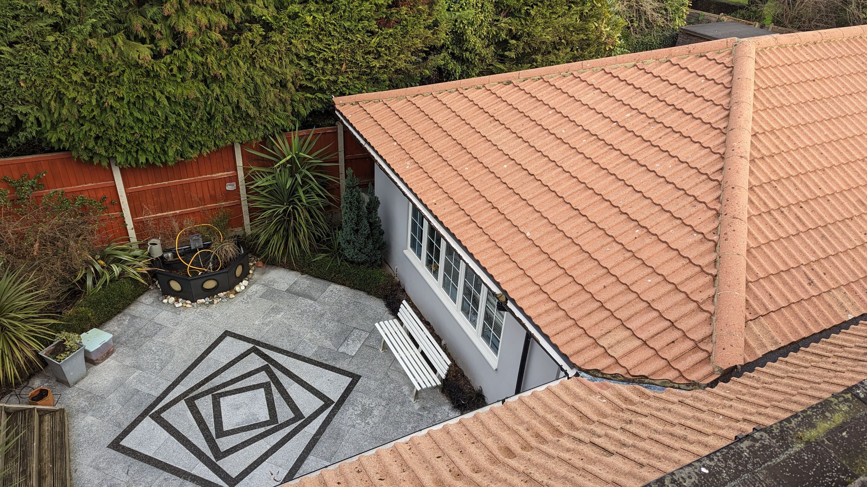 Roof and Driveway Clean using Honda 15lpm Low Pressure Washing Machine by Ges Exterior Cleaning ltd