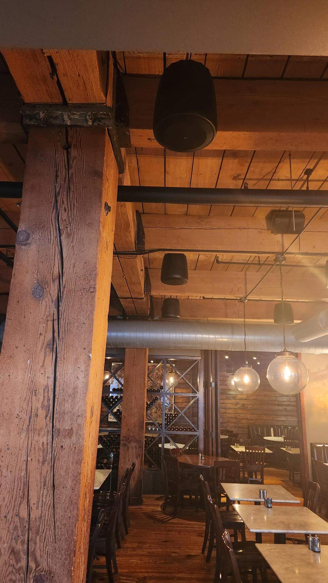 Audio upgrade in upscale dining by AVSi
