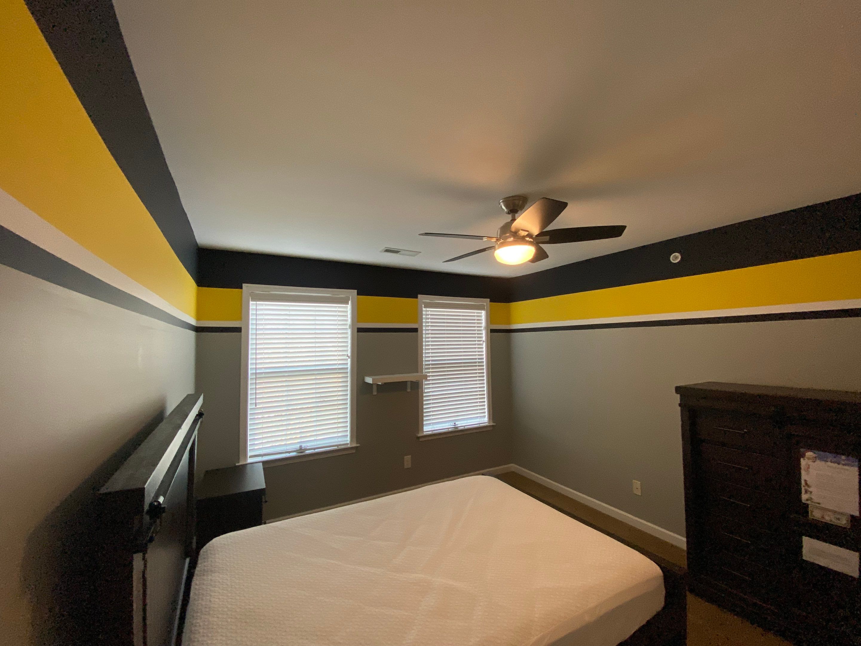 Striped Bedroom Paint by Davis Painting Llc 