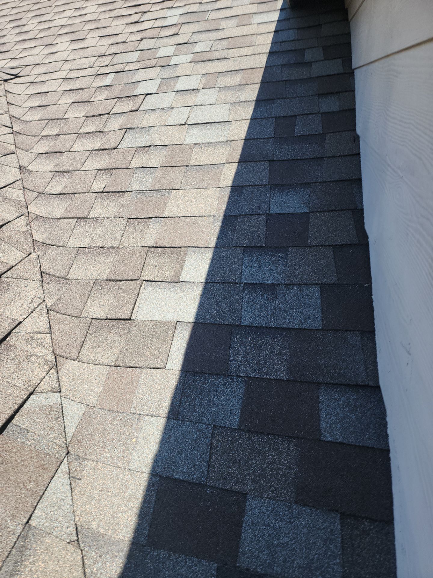 Hail Damage using Owen's Corning Duration (Lifetime) Shingles by Roof Repair Company