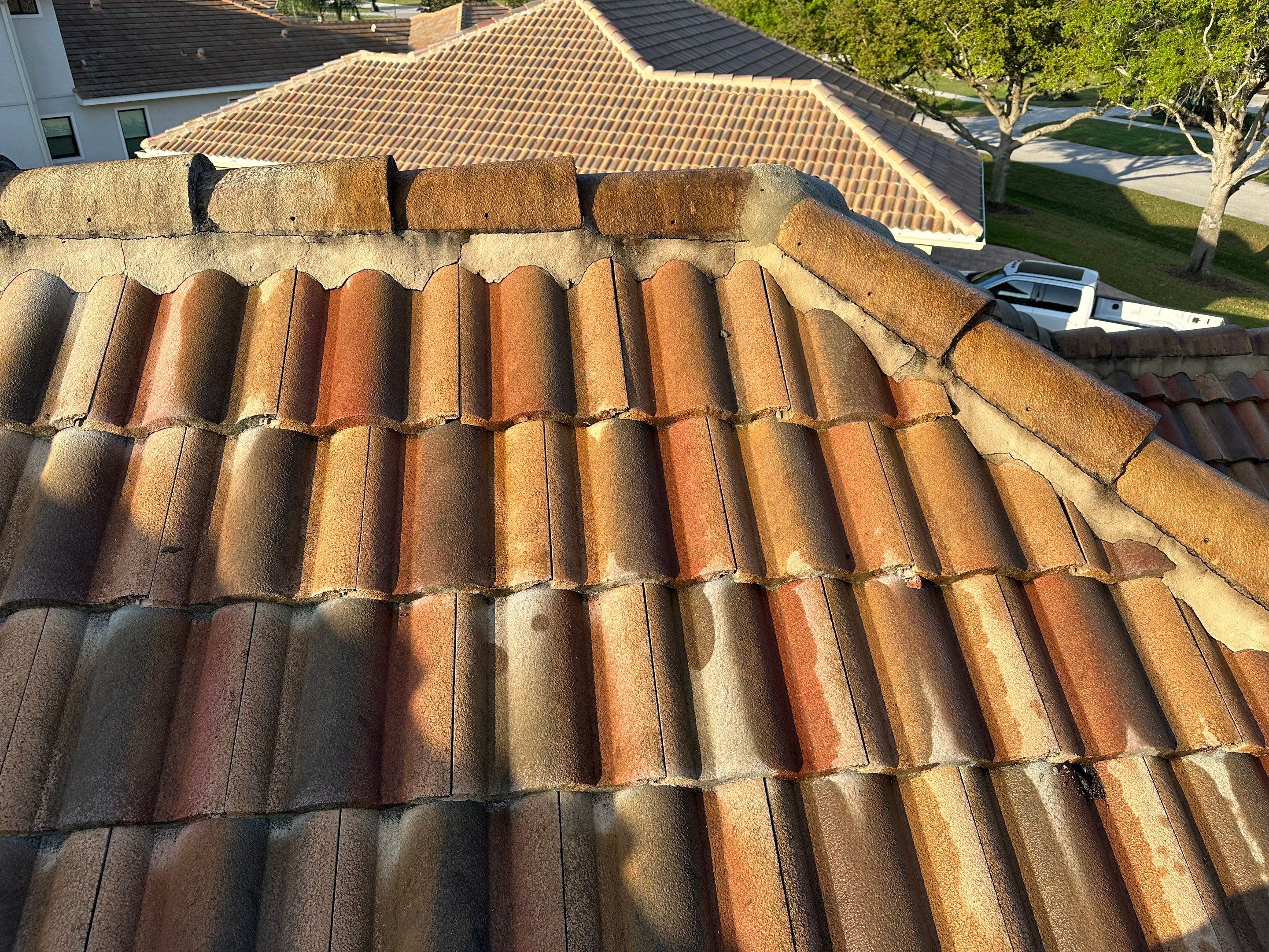 Concrete Tile Roof Cleaning in Winding River Community, Bradenton, FL | Sunshine AquaWash by Sunshine AquaWash