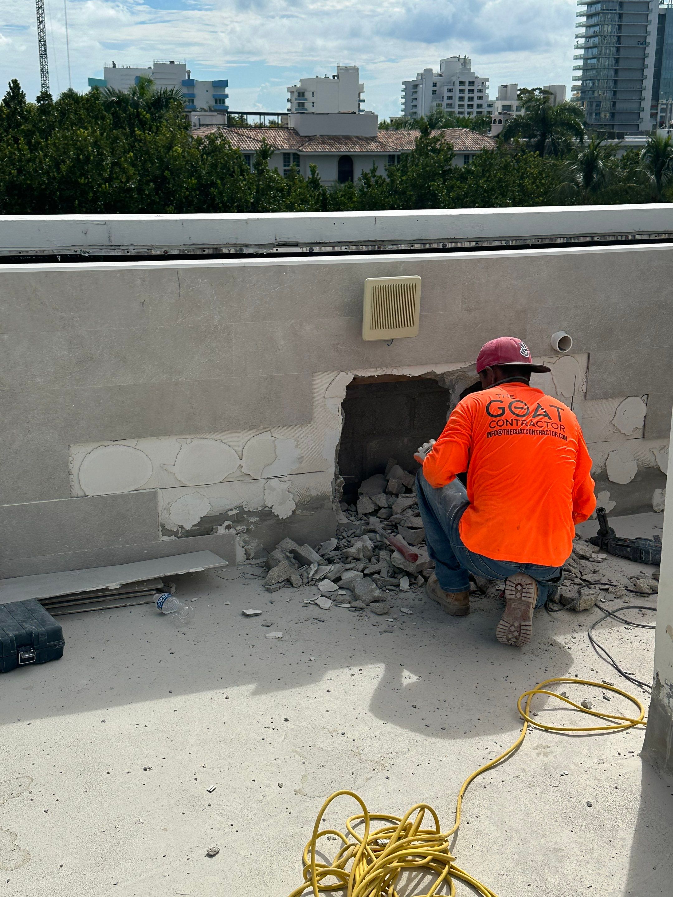 Leak repair in the crawl space by The Goat Contractor ( Giampri Corp)