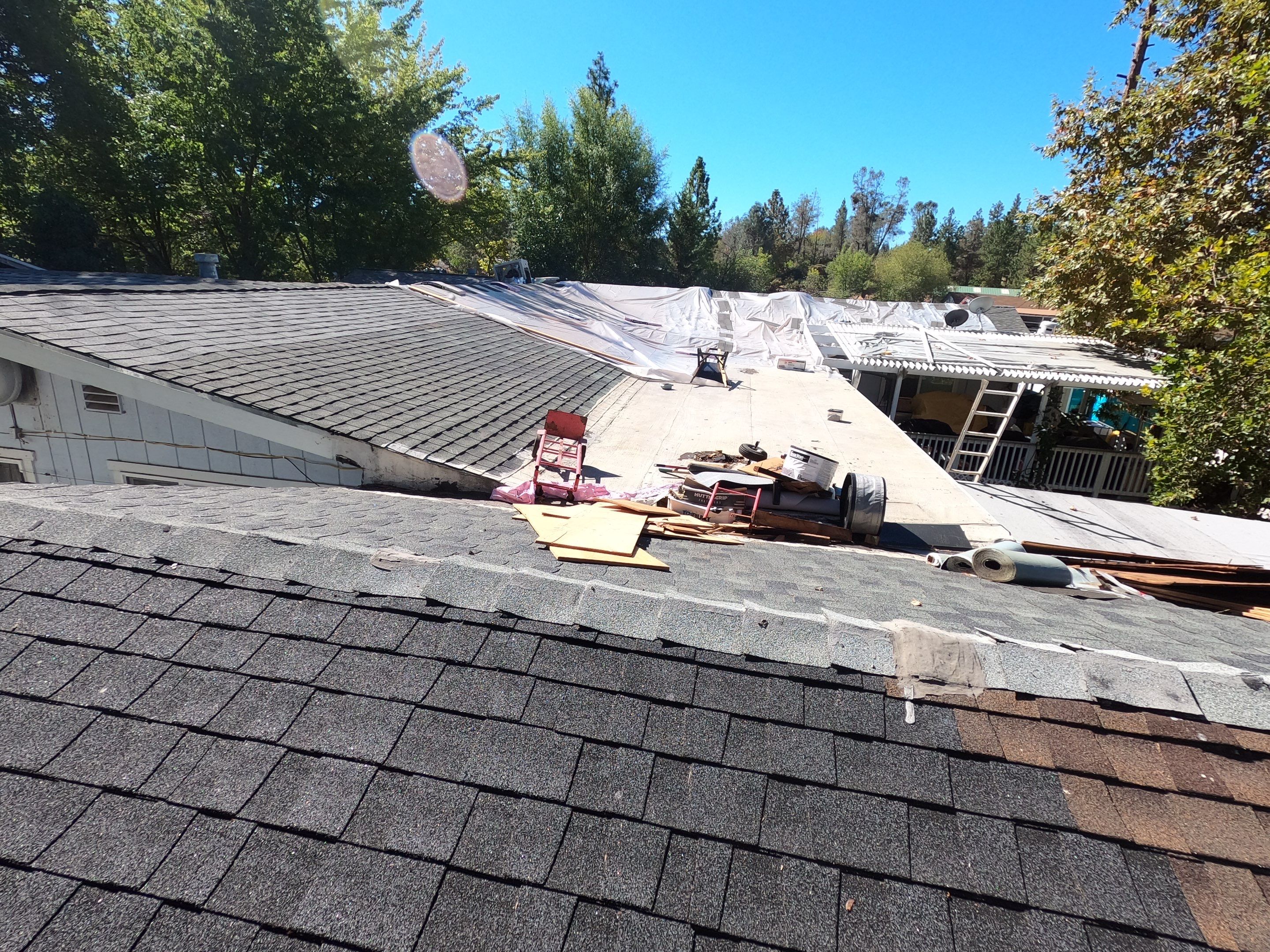 Residential Roofing Installation using Owens Corning Roofing Shingles by Byers Enterprises 