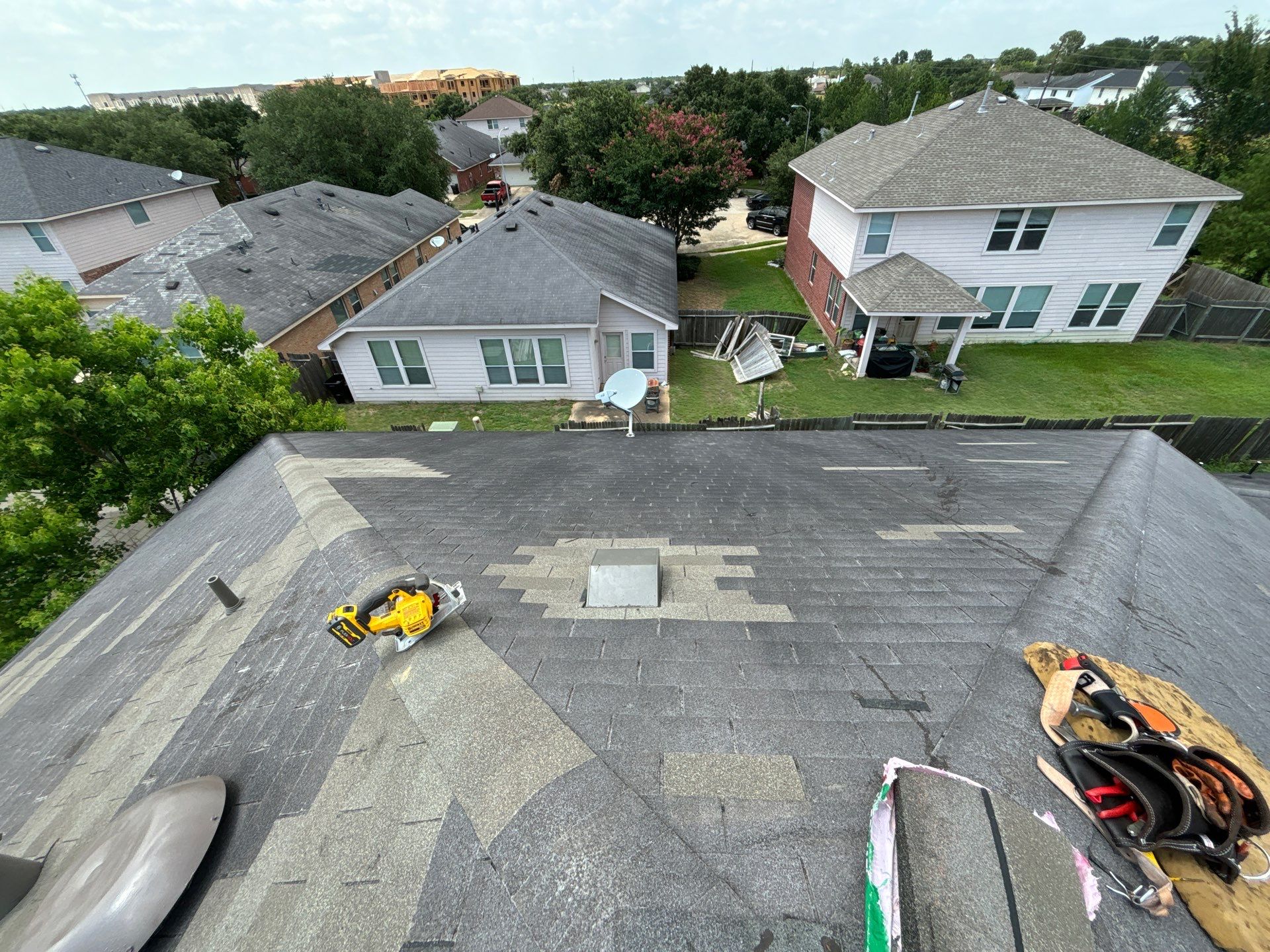Residential Roofing Repair using Owen's Corning Duration (Lifetime) Shingles by Roof Repair Company