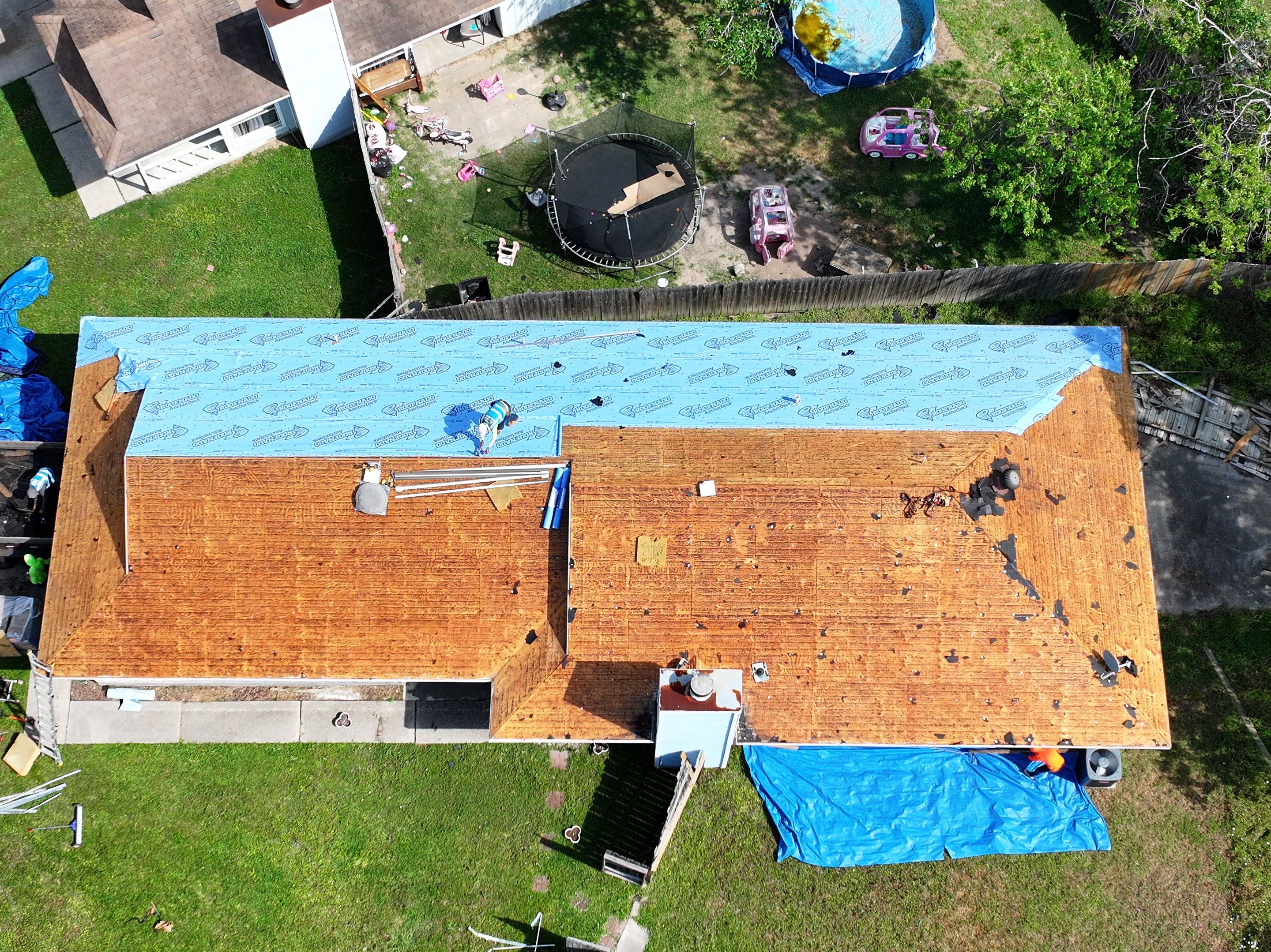 Residential Roofing Installation using CertainTeed Landmark Shingles by Abbott Roofing Company