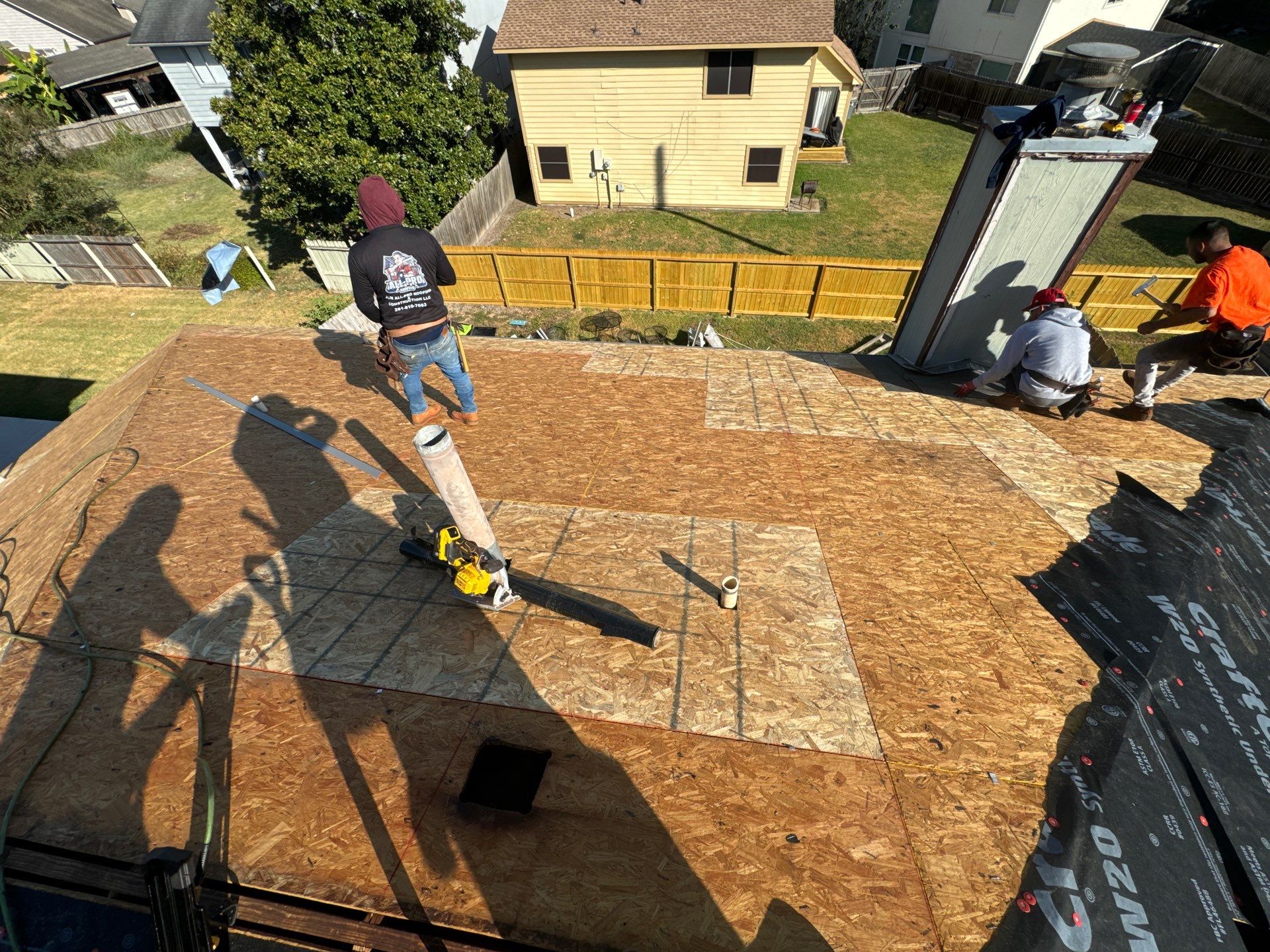 Residential Roofing Repair using Owen's Corning Duration (Lifetime) Shingles by Roof Repair Services LLC