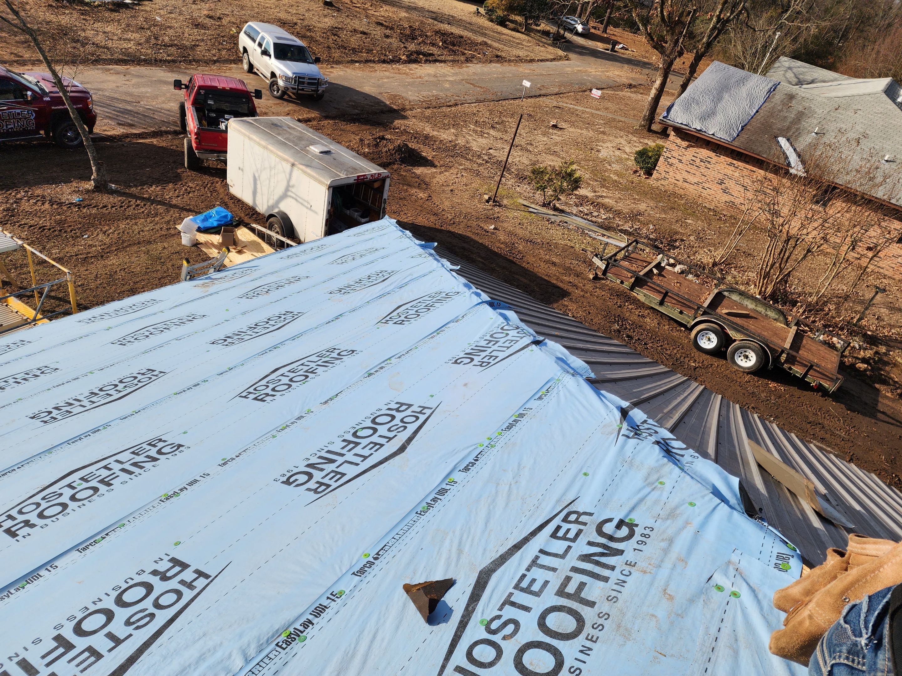 Residential Roof Replacement in Idabel, Oklahoma by Hostetler Roofing