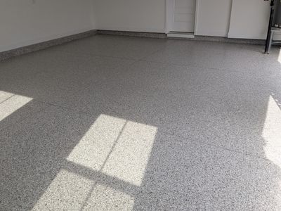 Garage Floor Coating using Coyote