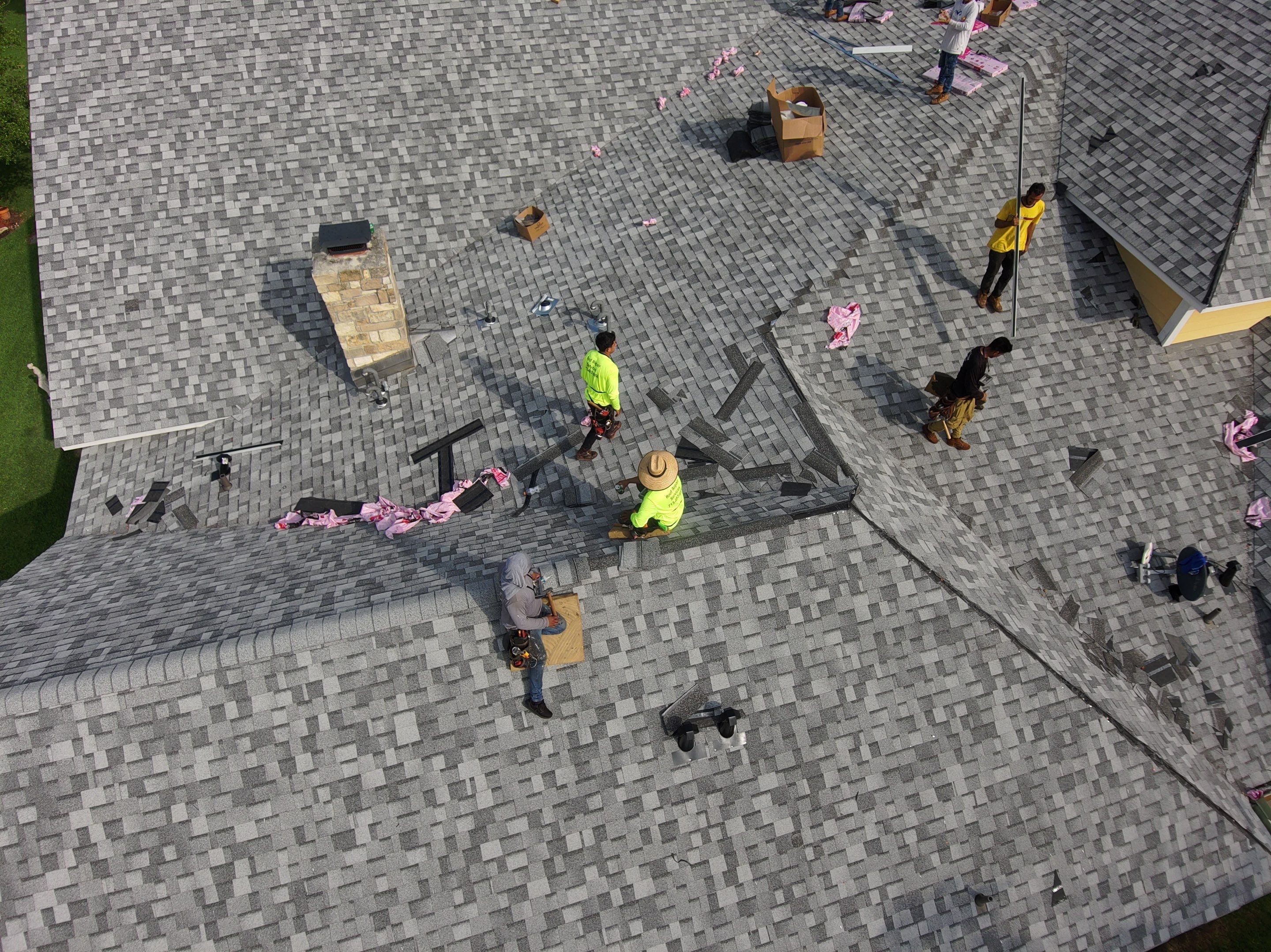 Residential Roofing Installation using Owen's Corning Duration (Lifetime) Shingles by Roof Repair Company