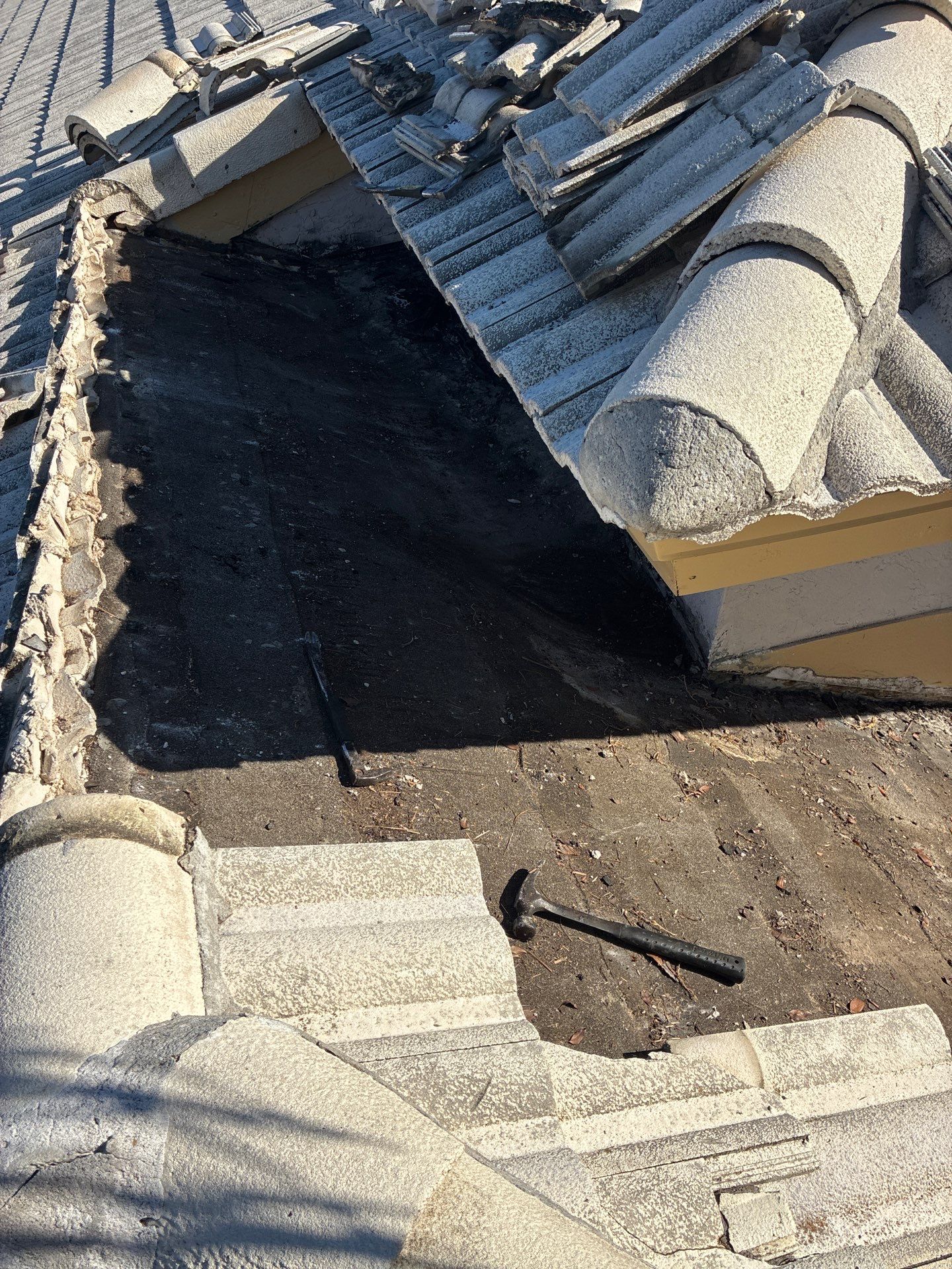 Concrete Tile Roof Repair and Fascia Replacement in Deerfield Beach by Aastro Roofing