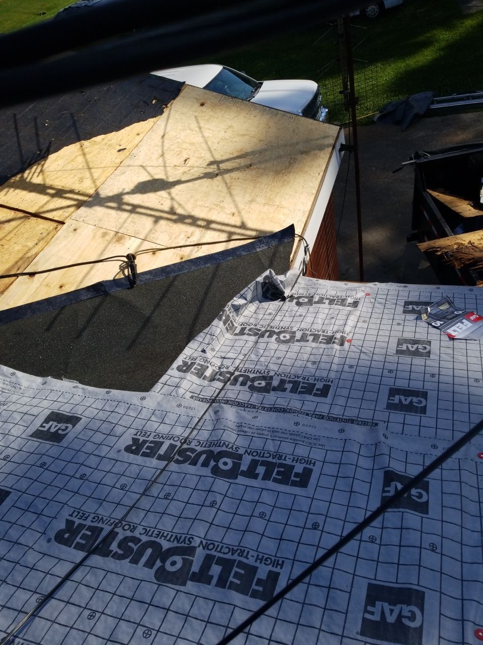 Re-roof by American Roofing NC