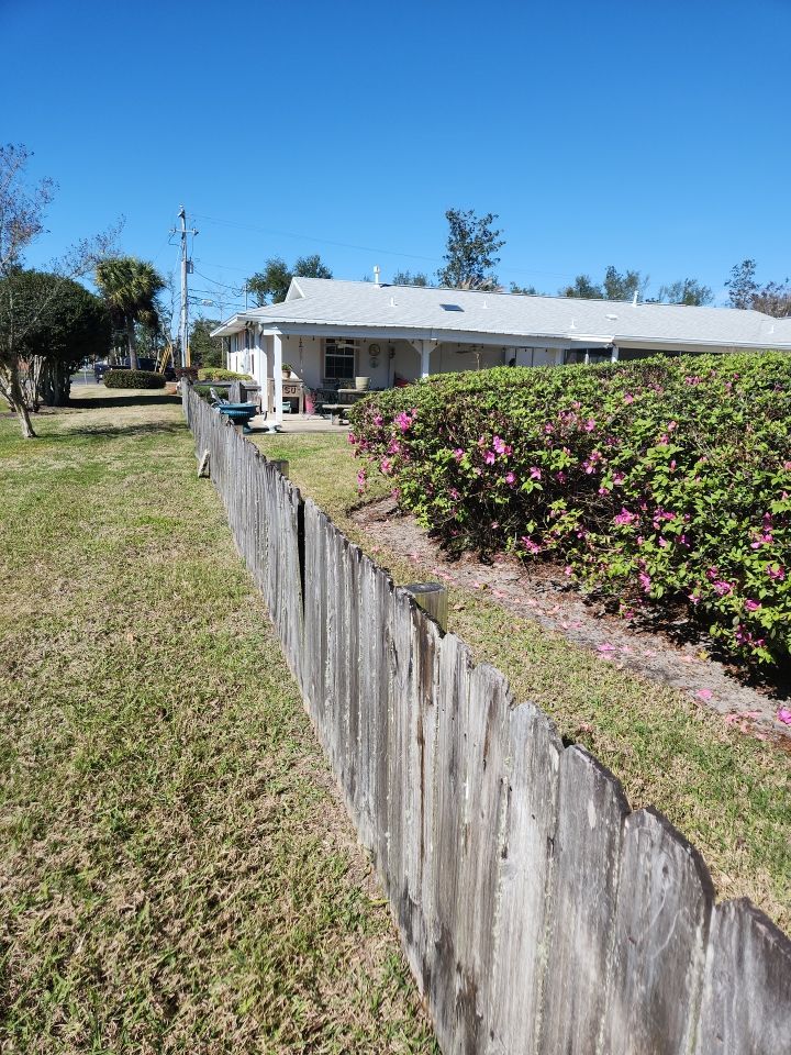 Fence Installation using White Vinyl by Hip Square Fence Inc.