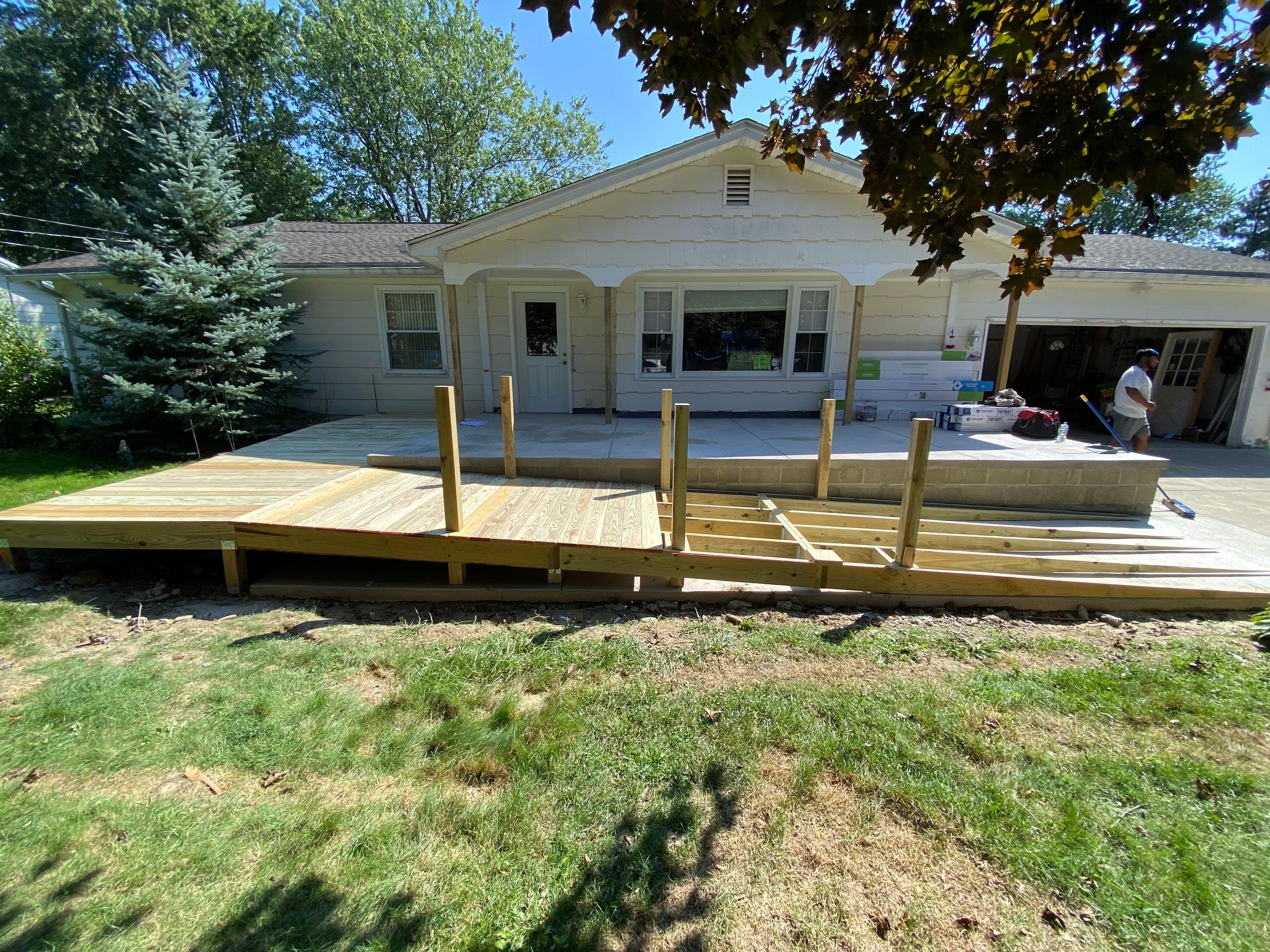 Porch and Concrete by Ivy Lea Construction