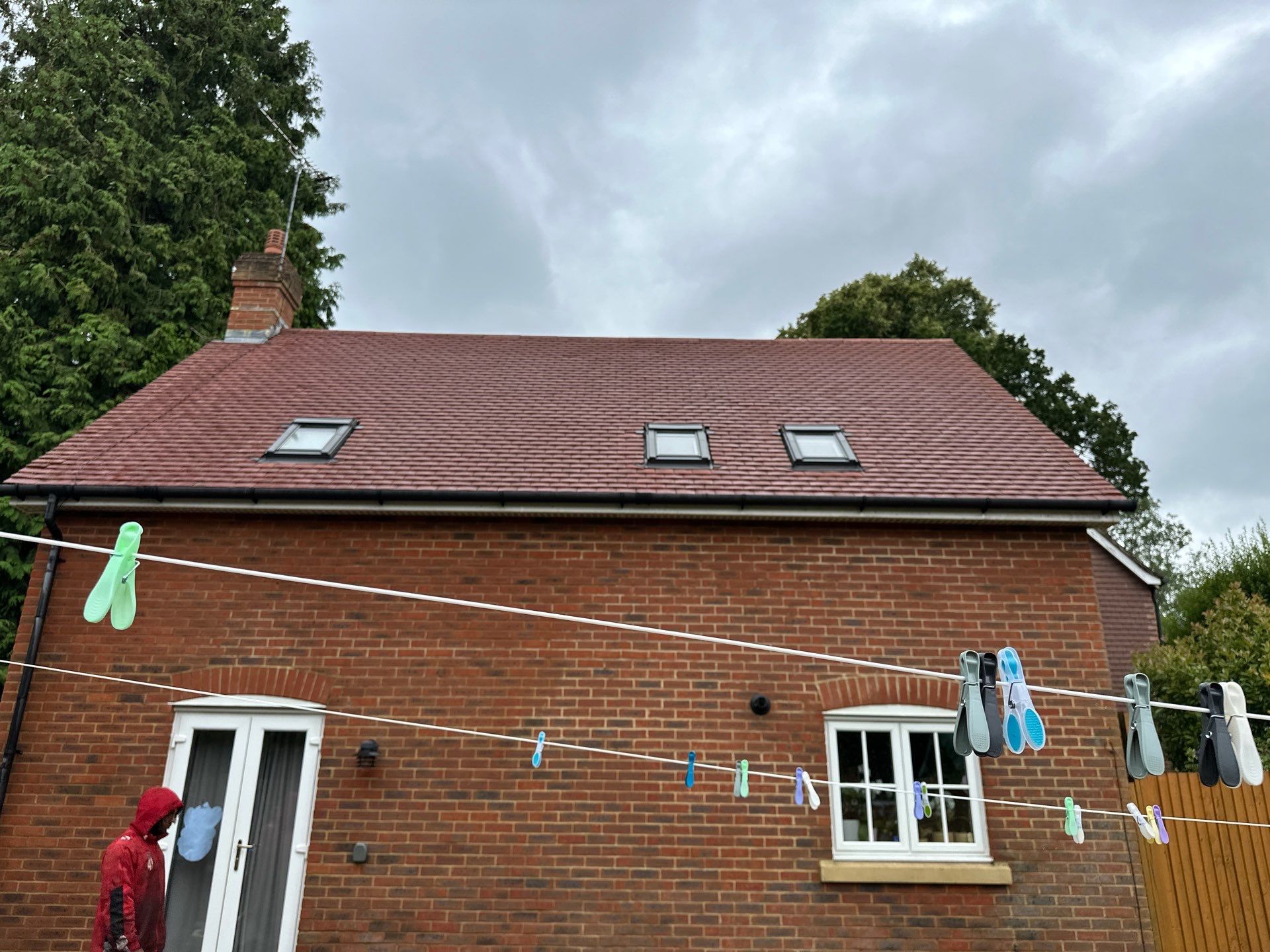Roof Clean  - Moss Removal - Gutter Clean using Honda 15lpm Low Pressure Washing Machine by Ges Exterior Cleaning ltd