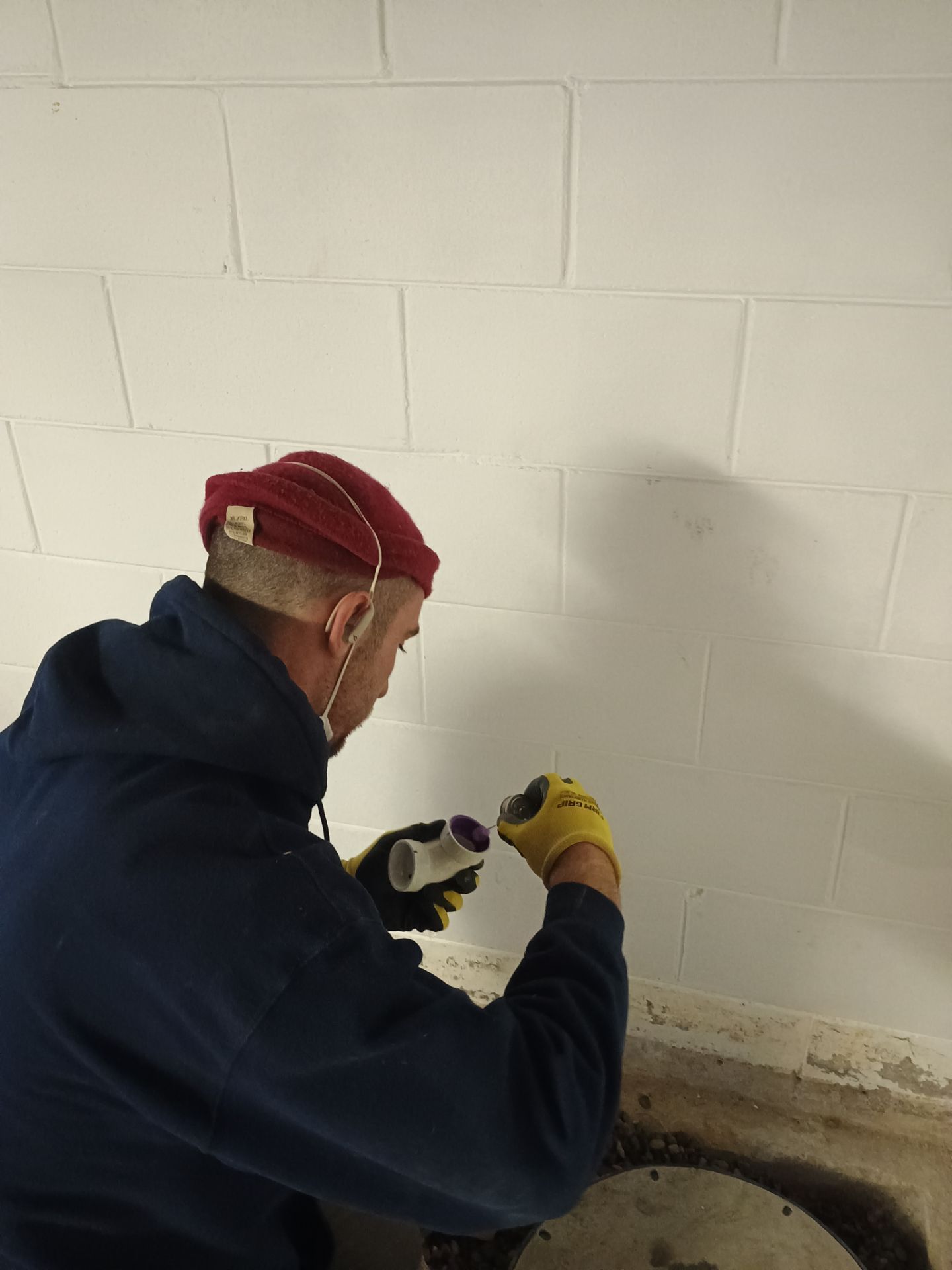 Drain Tile in Roseville for Carston by Waterproofing Northeast