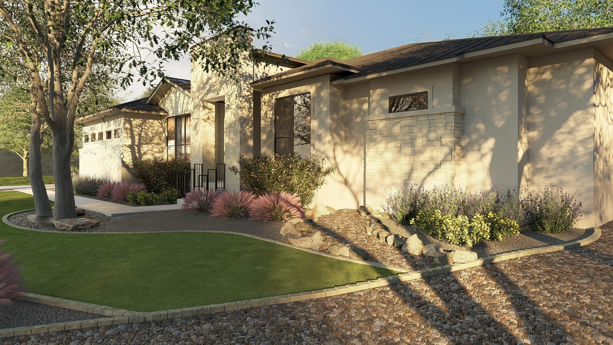 3D Design Render, Bulverde Tx. by Hole In One Lawns, LLC