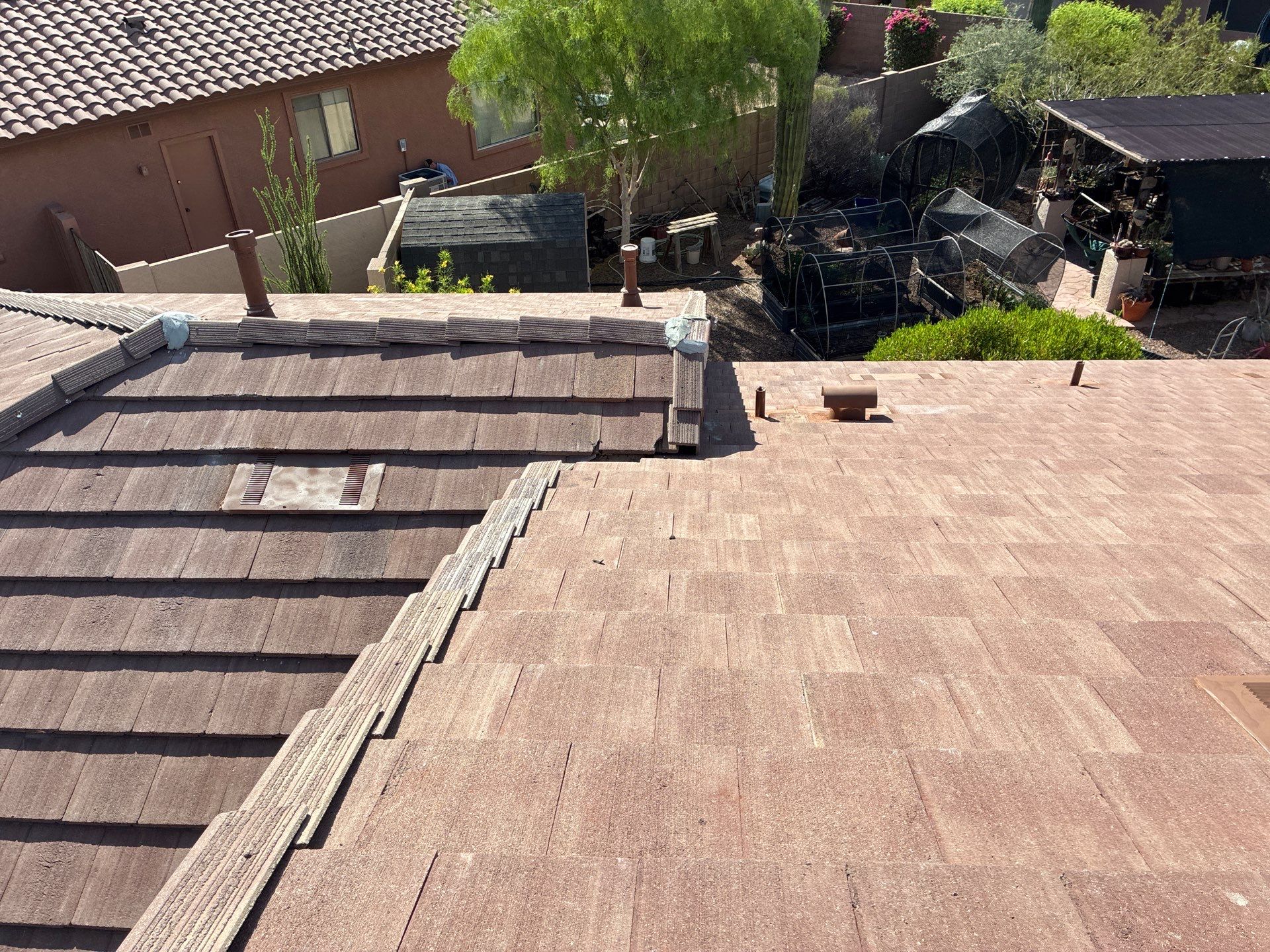Gold Canyon Tile Reset and new underlayment by Weather-Tite Roofing