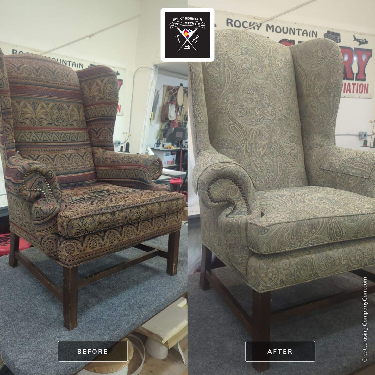 Side Chair by Rocky Mountain Upholstery Co