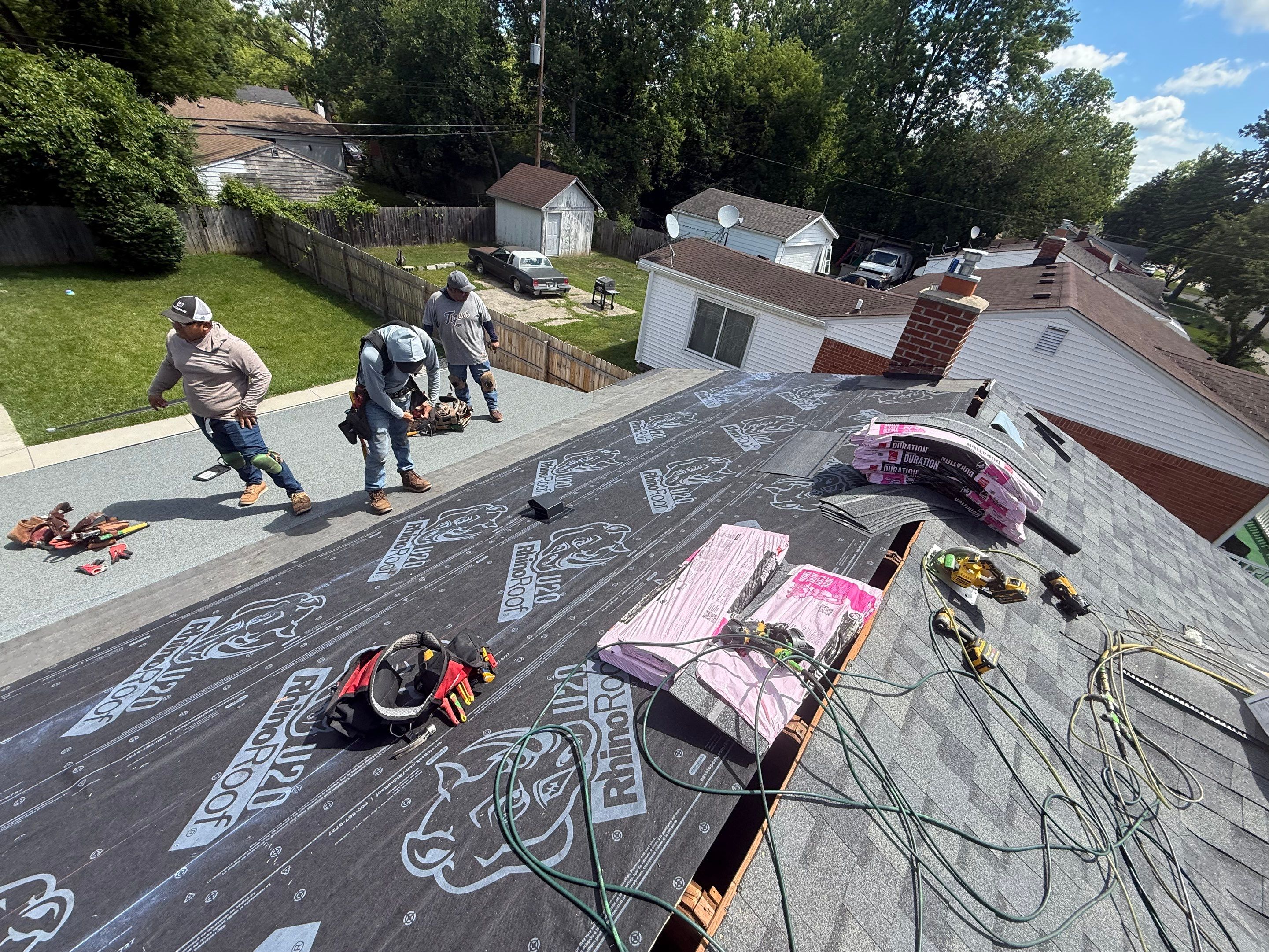 Roof Replacement using Owens Corning Tru Definitions by 180 Contractors