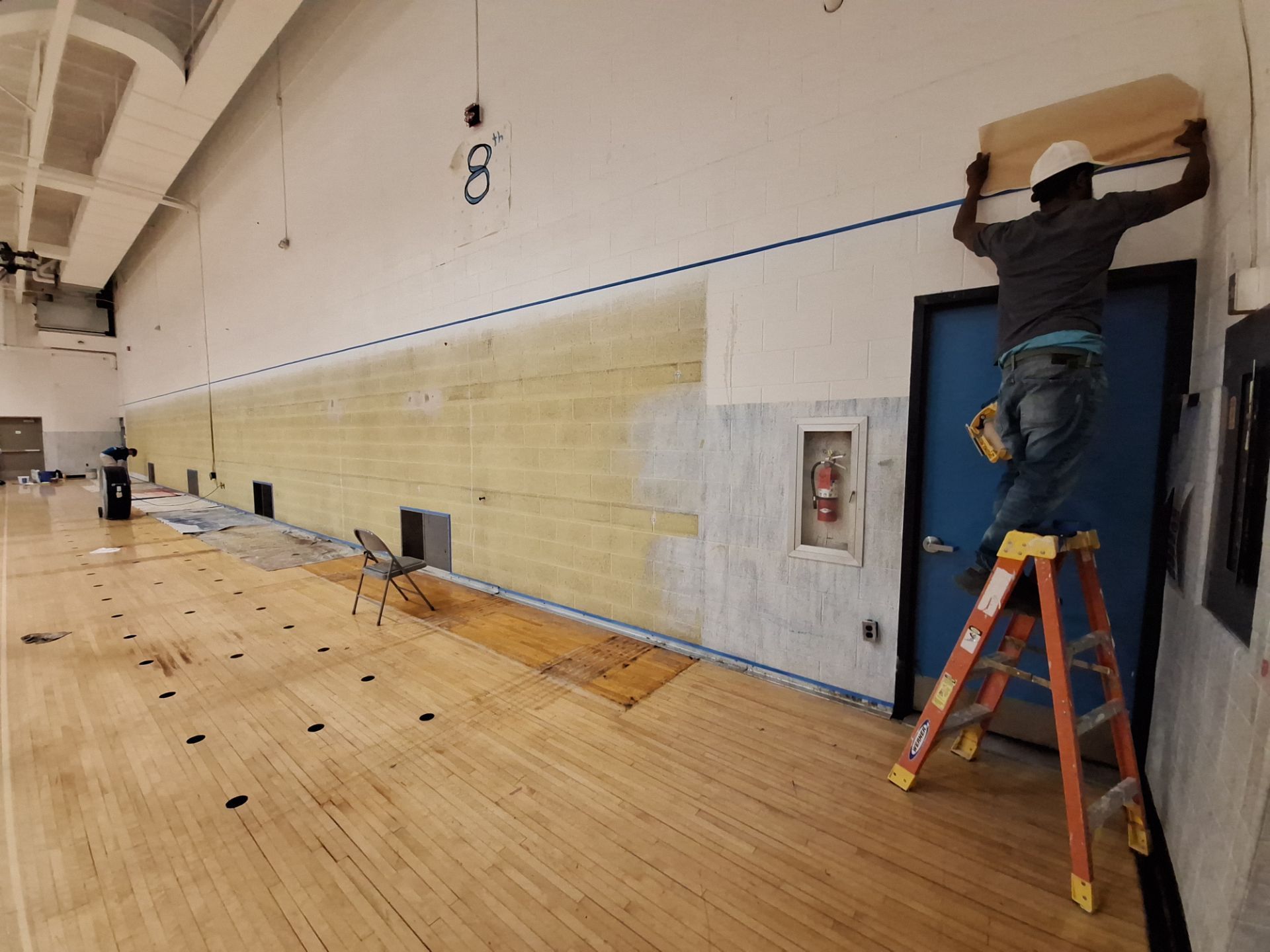 Interior School Painting and Gymnasium Wall Refresh in Muskegon Township! by Gordon Painting