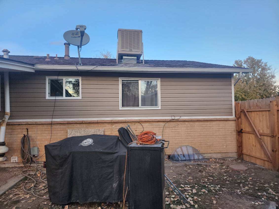 Vinyl siding installation  by United Windows and Siding LLC