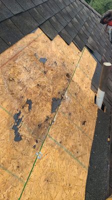 Residential Roofing Repair using Owen's Corning Duration (Lifetime) Shingles