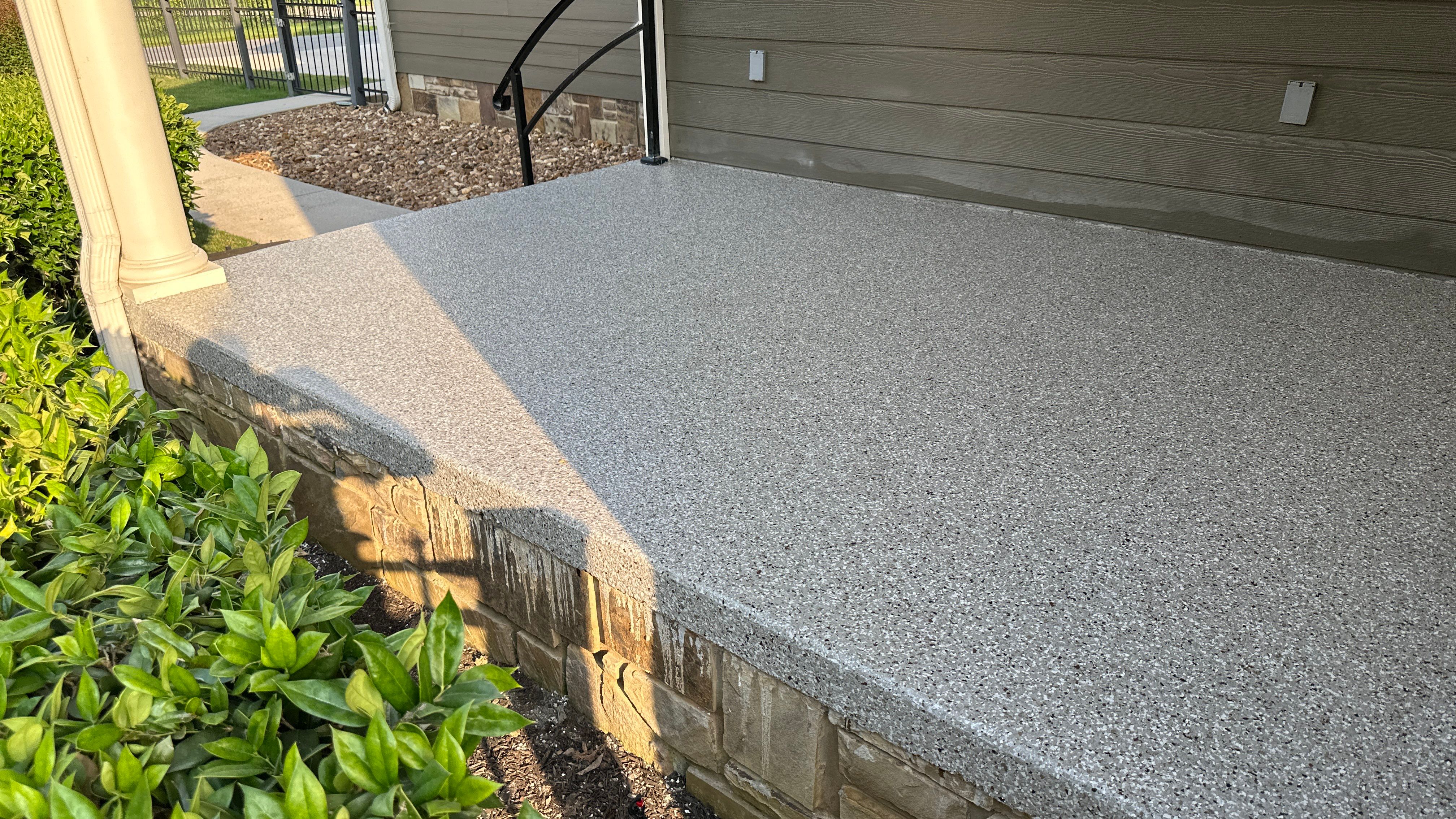 Front Porch using Creekbed by Elite Floor Solutions