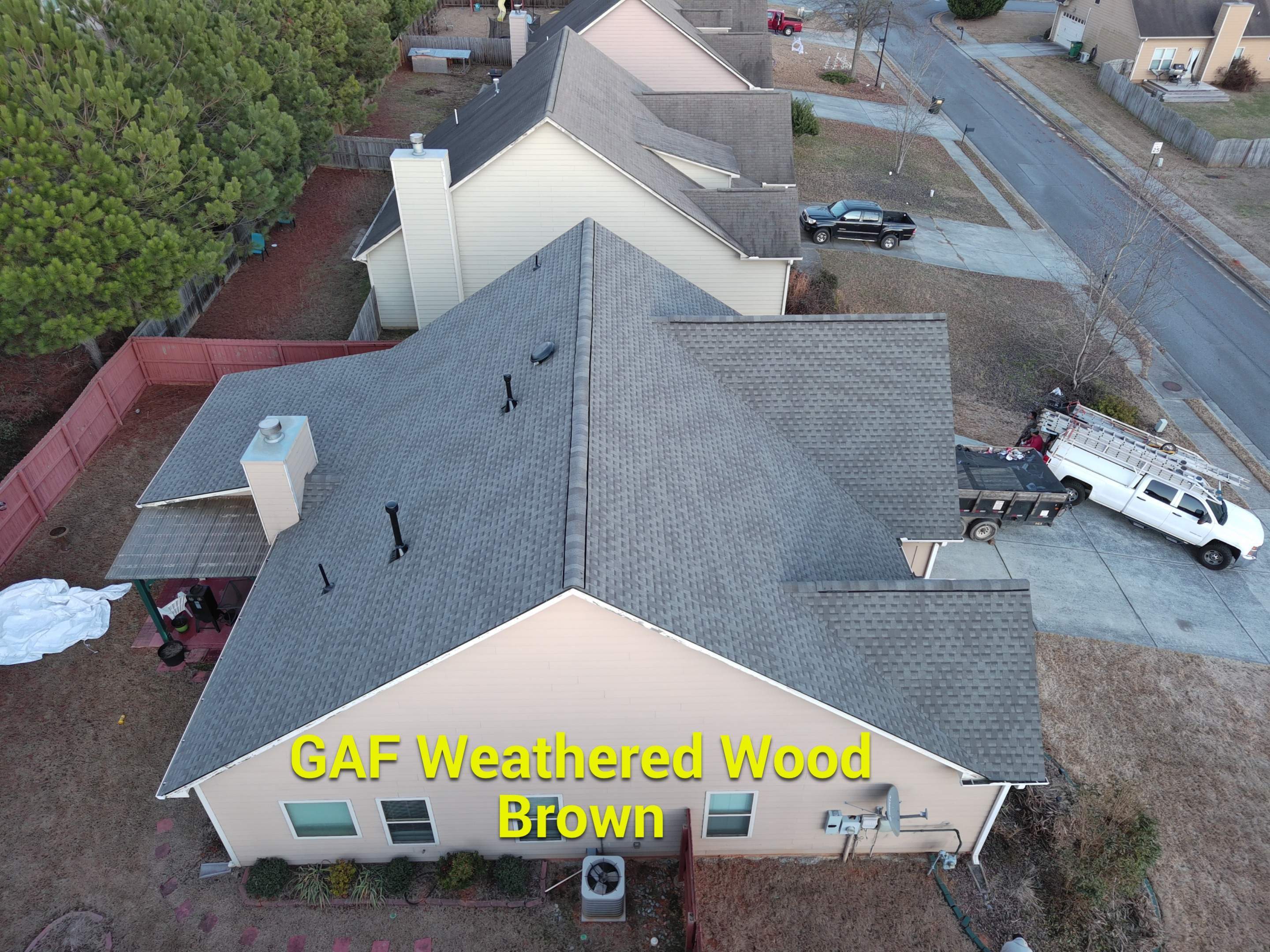 New roof installation and shingle colors by Rhino Restoration