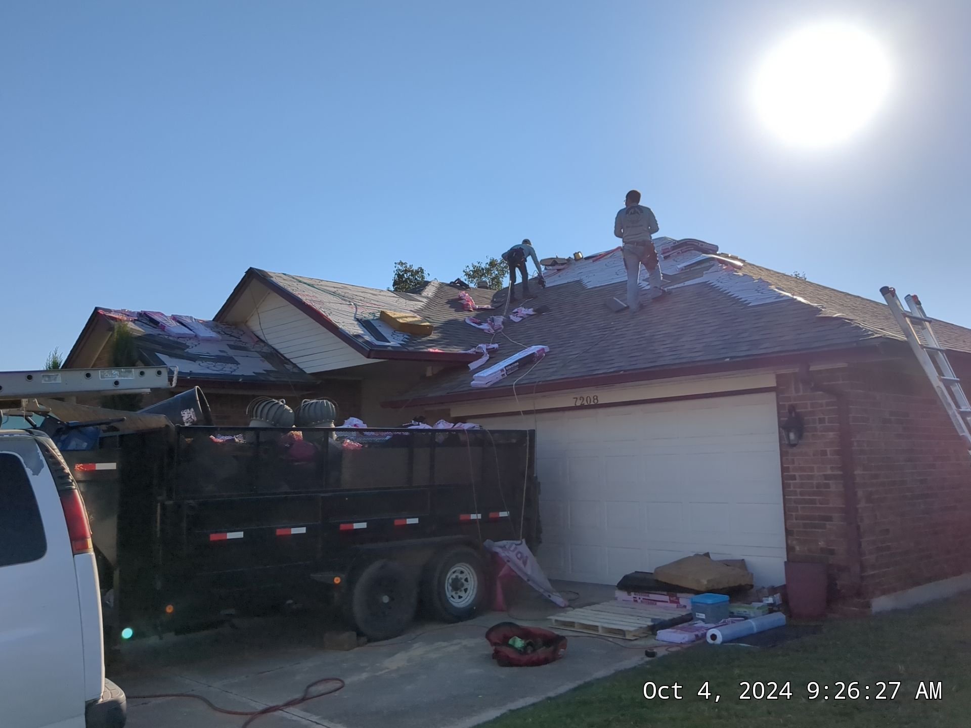 OKC Residential Roofing Installation using Owens Corning by Blackforest Roofing