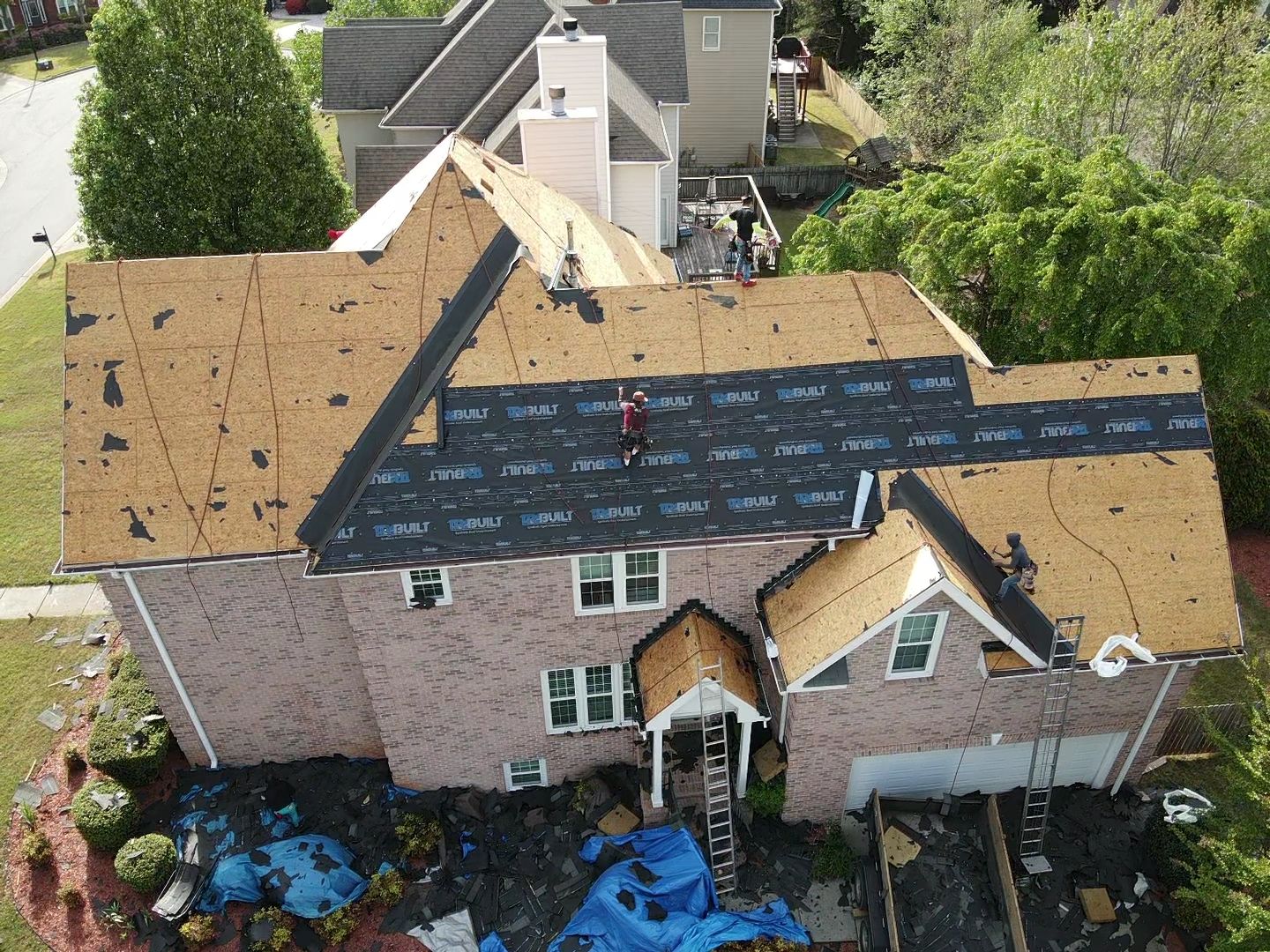 Residential Roofing Installation using Owens Corning by Inspector Roofing and Restoration