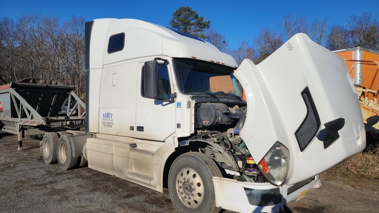 semi-truck clean using cleaner by Power Wash Masters LLC