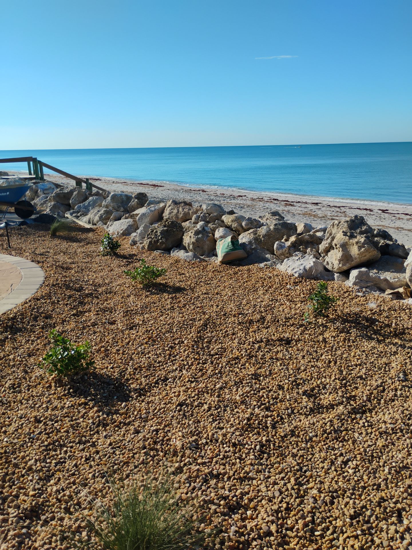 Custom Bamboo Vinyl Fence in Manasota Key by True Fence LLC