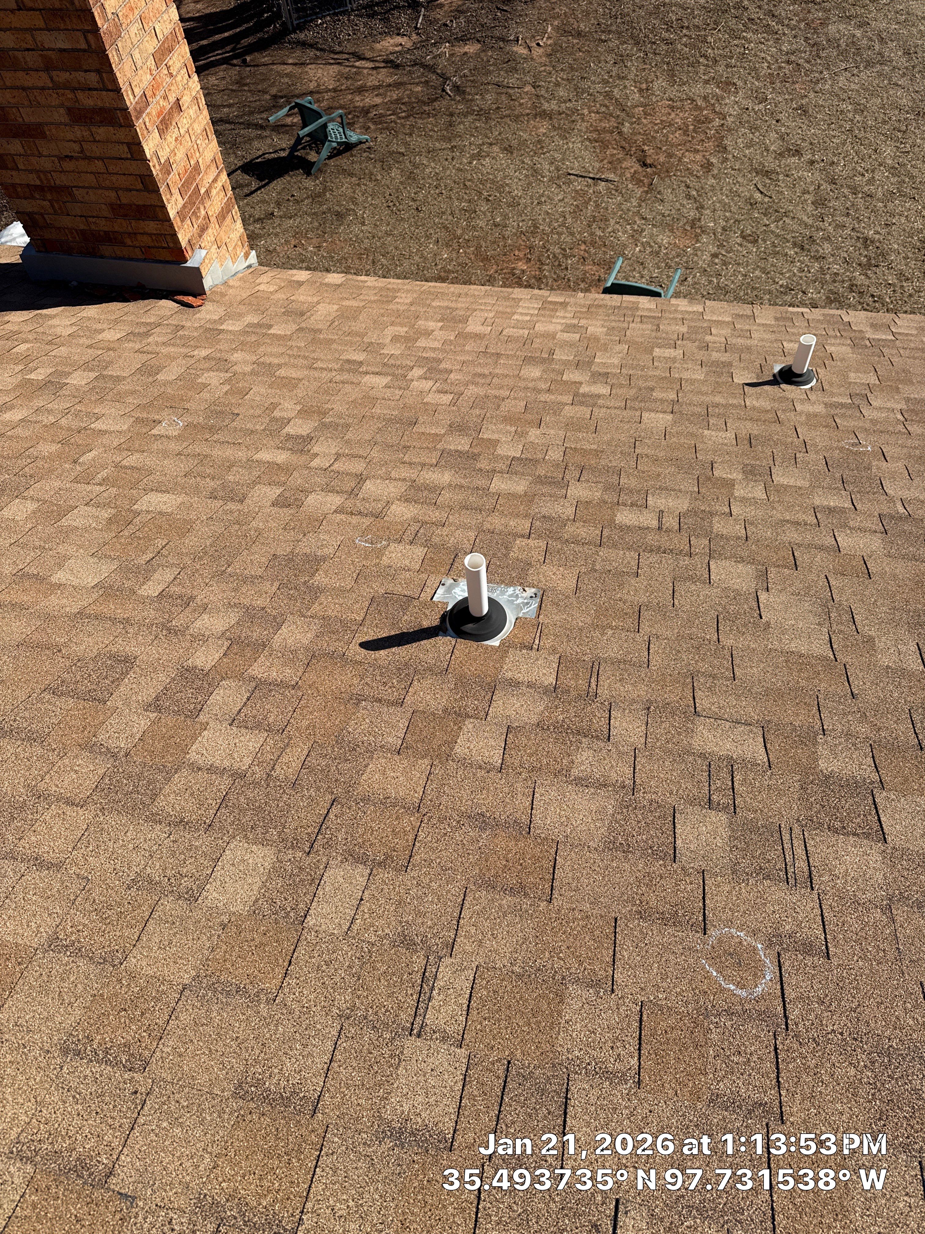 Project in Yukon, OK by OAK Roofing Restoration 