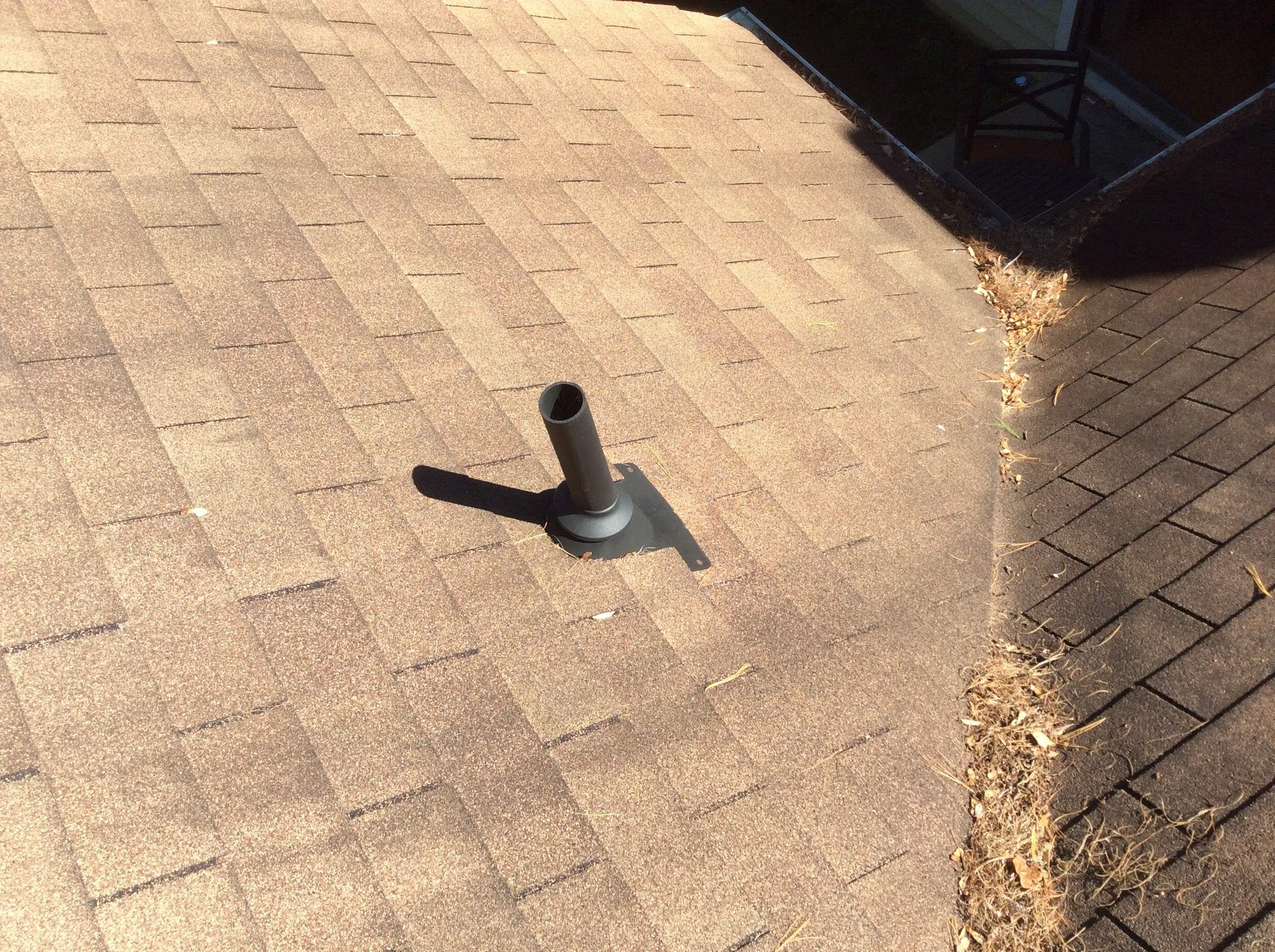Residential Roofing Installation using Pewterwood Shingles  by Alpha Design Services