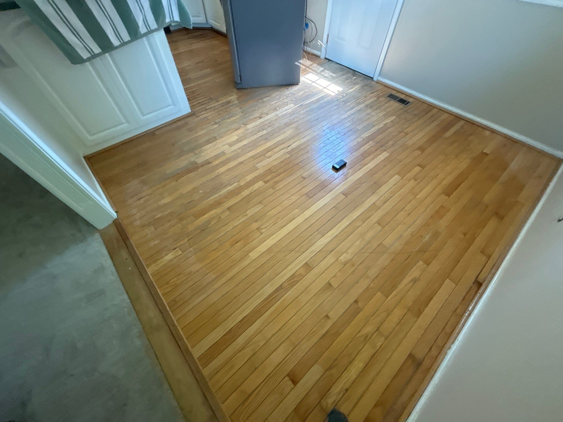 Hardwood Refinish Project in Crestwood by Footprints Floors Kentucky