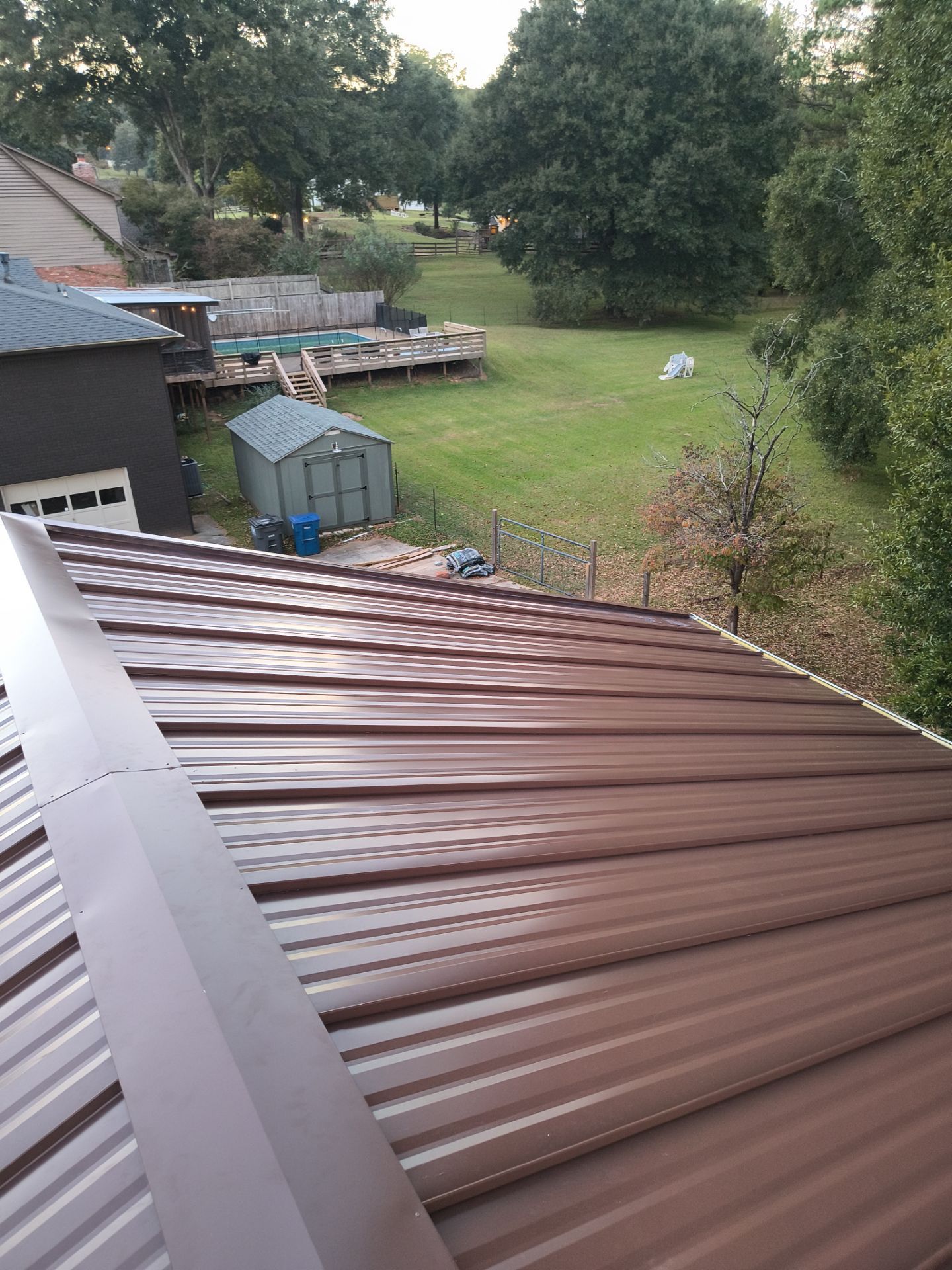 Standing Seam Metal Roof Installation in Trussville by NANOROOF Alabama