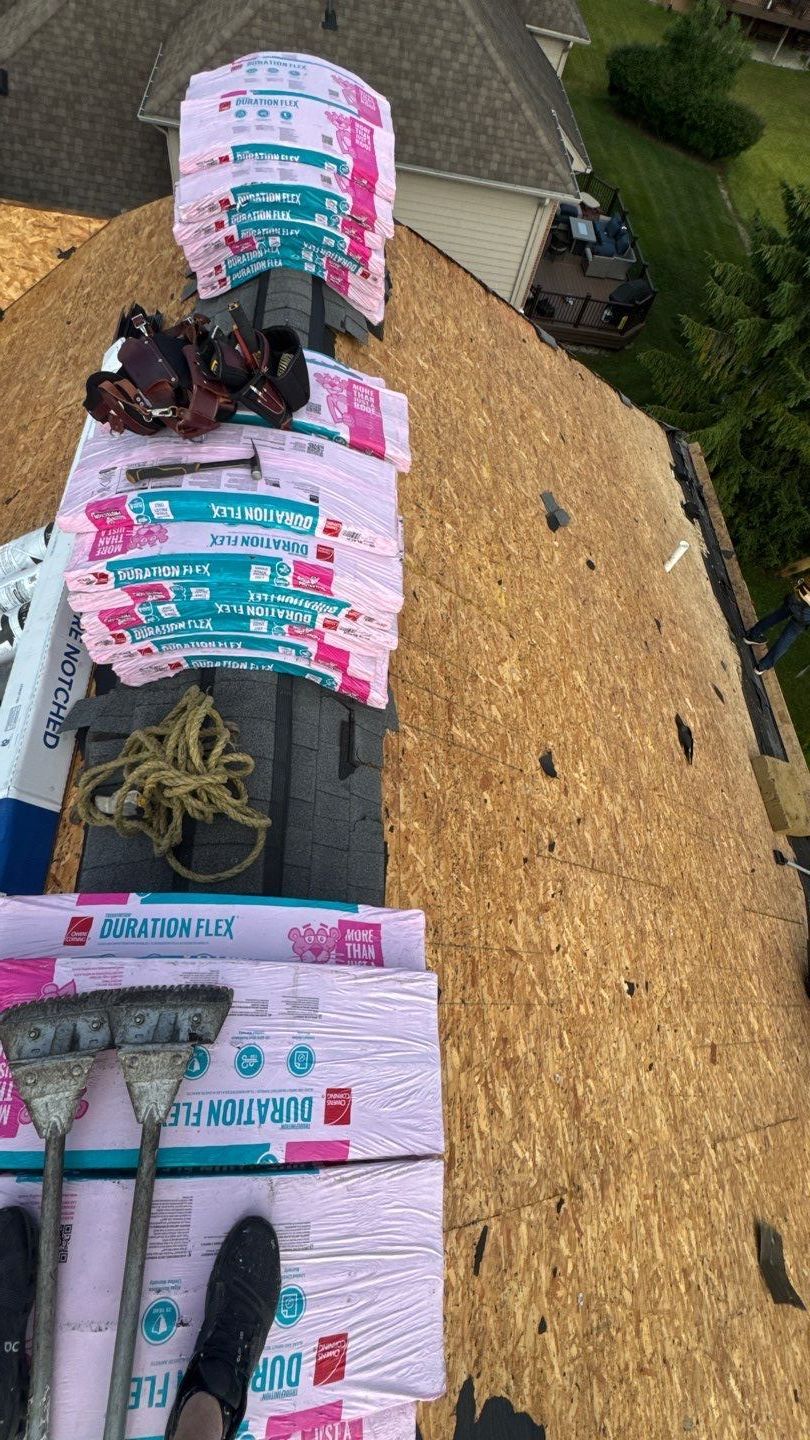 Roof Replacement using Owens Corning Onyx Black by 180 Contractors